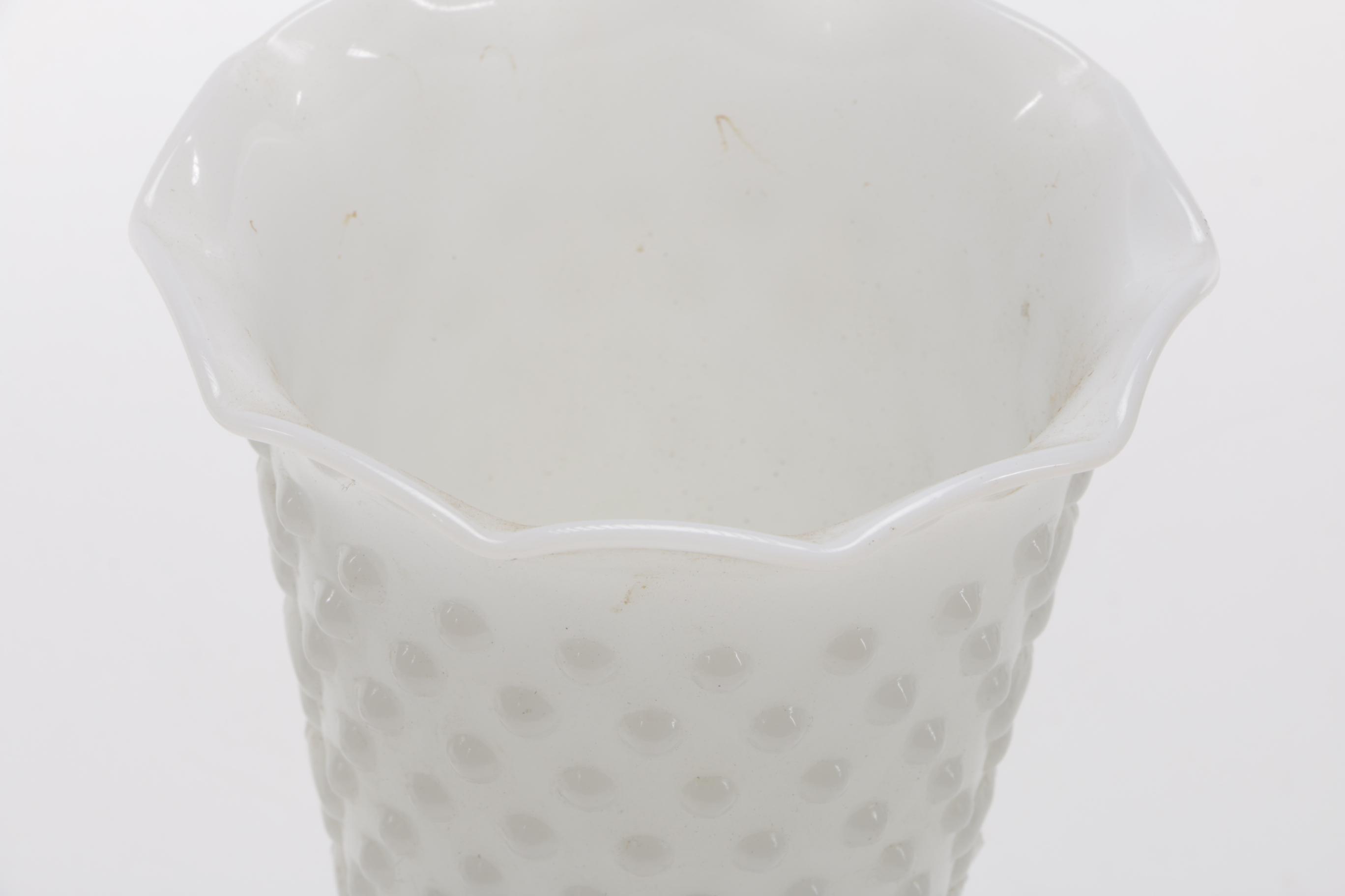 White Milk Glass Décor Featuring Hazel Atlas