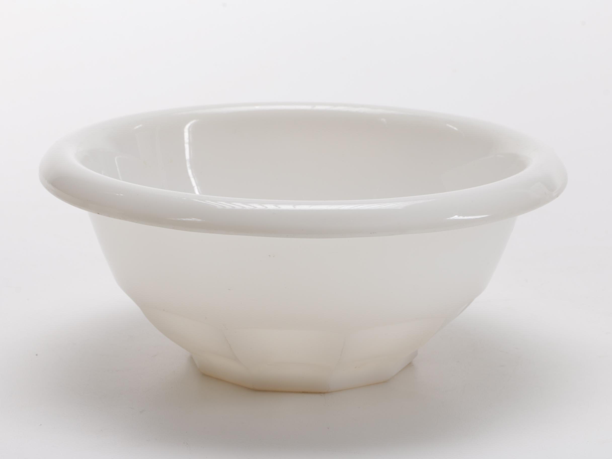 White Milk Glass Décor Featuring Hazel Atlas