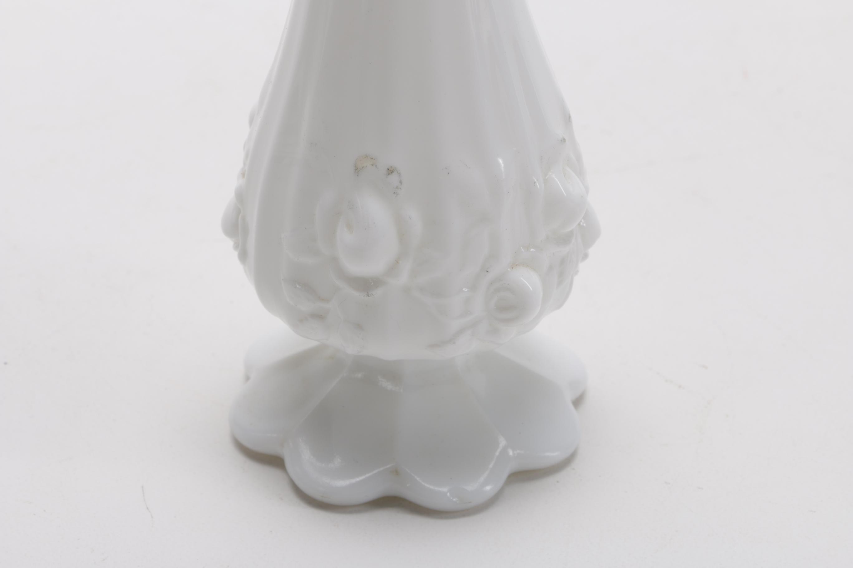 White Milk Glass Décor Featuring Hazel Atlas