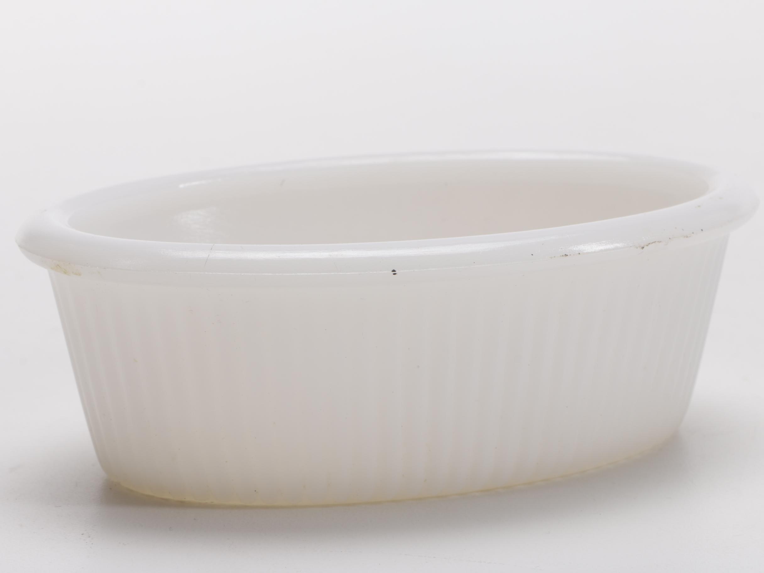 White Milk Glass Décor Featuring Hazel Atlas