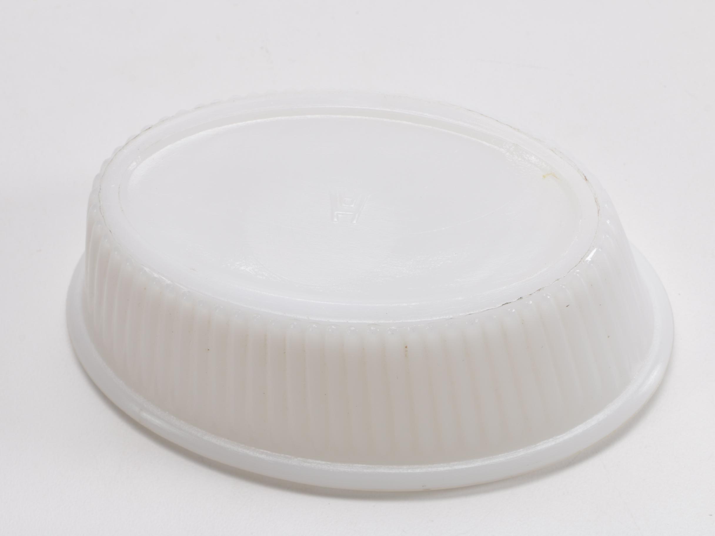 White Milk Glass Décor Featuring Hazel Atlas