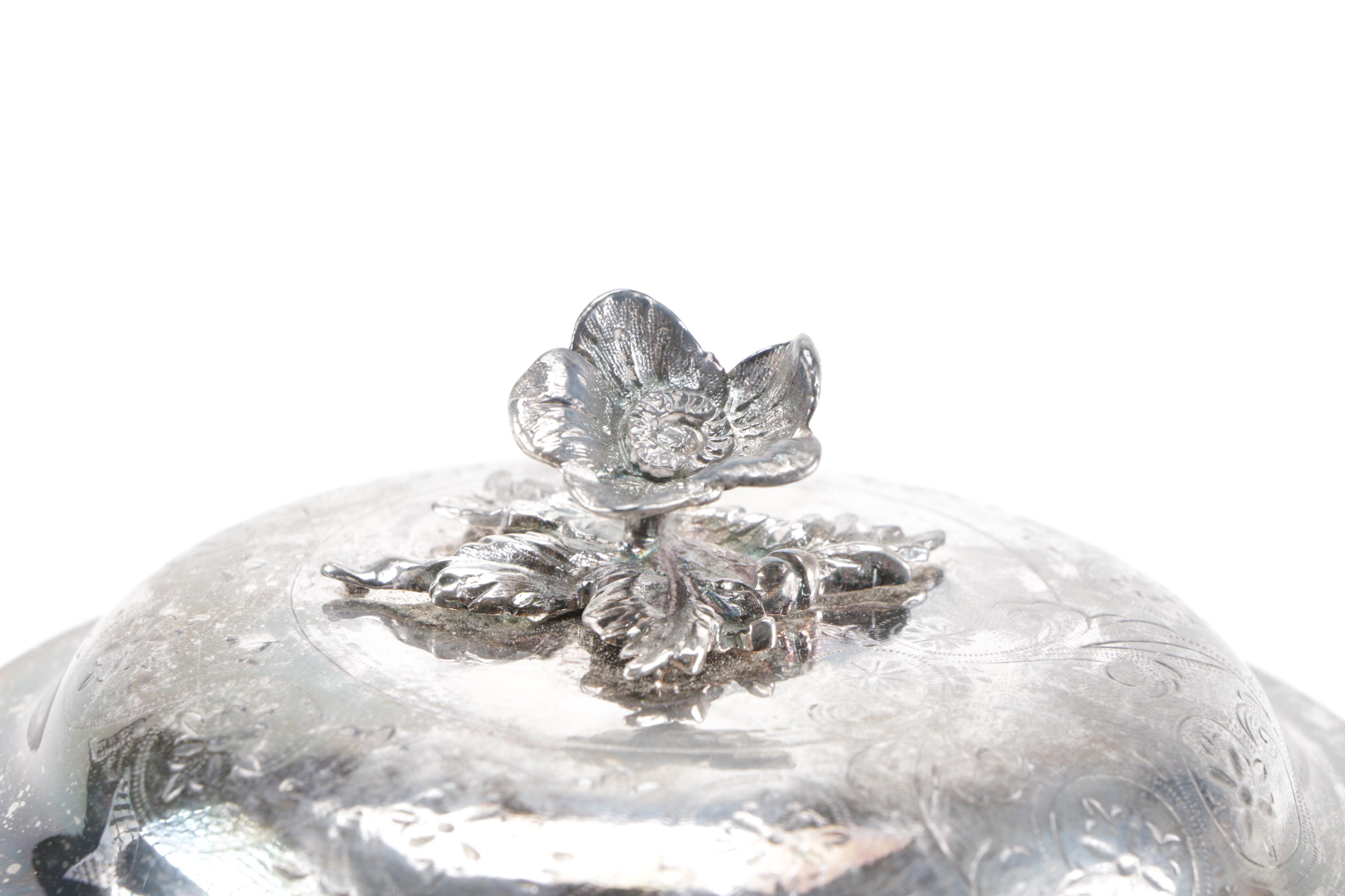 Mappin & Webb Silver Plate Butter Dish