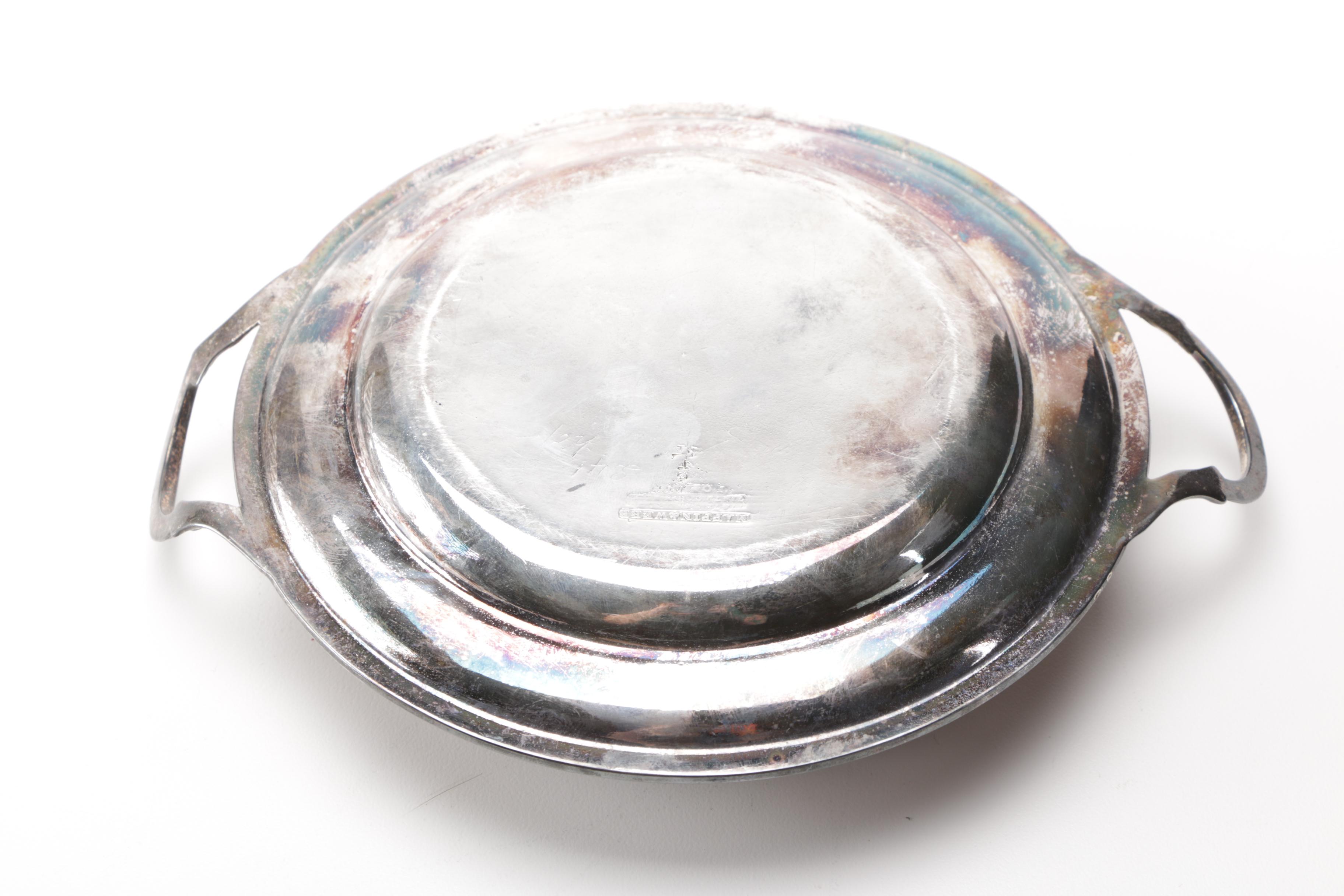 Mappin & Webb Silver Plate Butter Dish