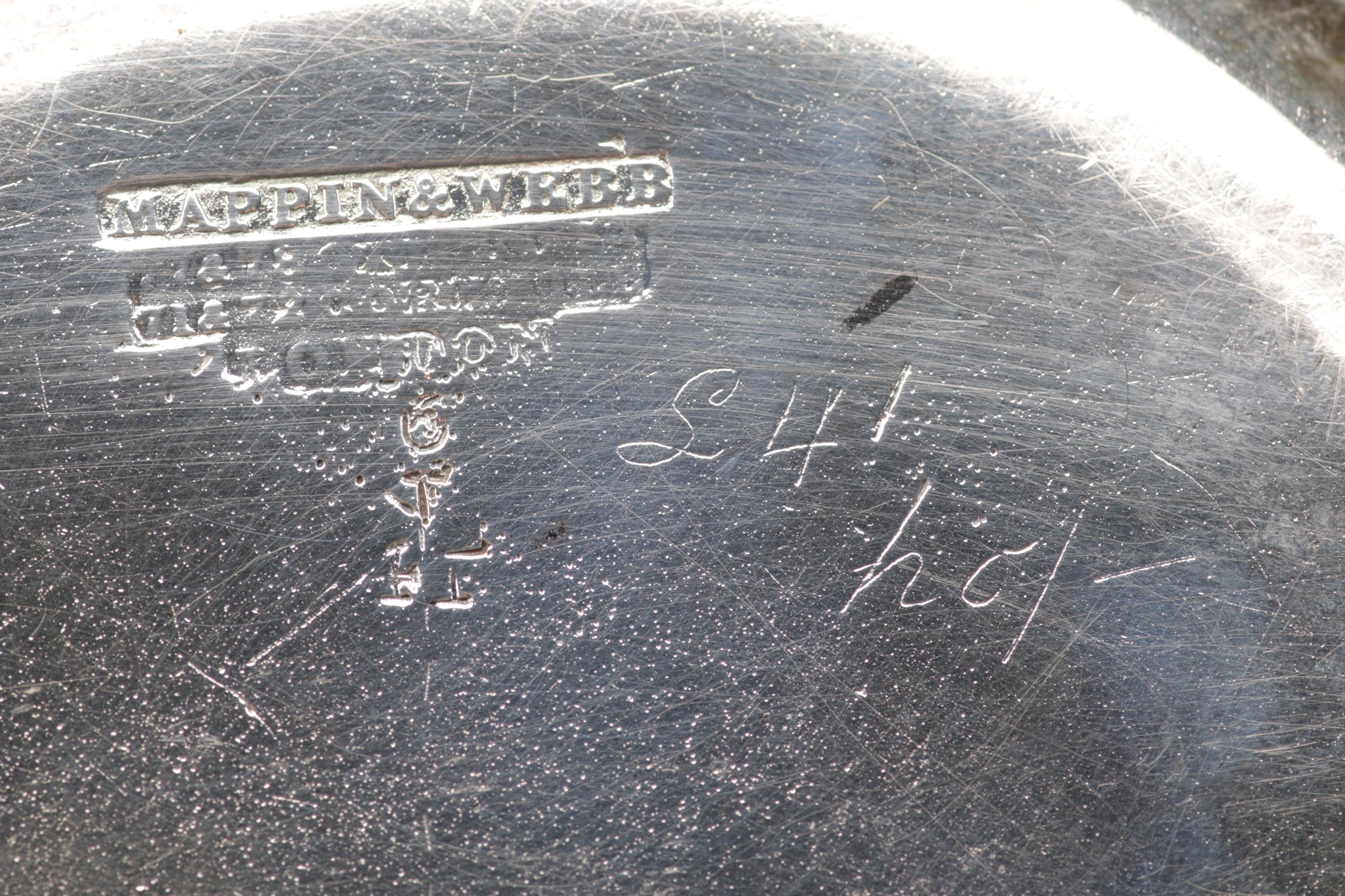 Mappin & Webb Silver Plate Butter Dish