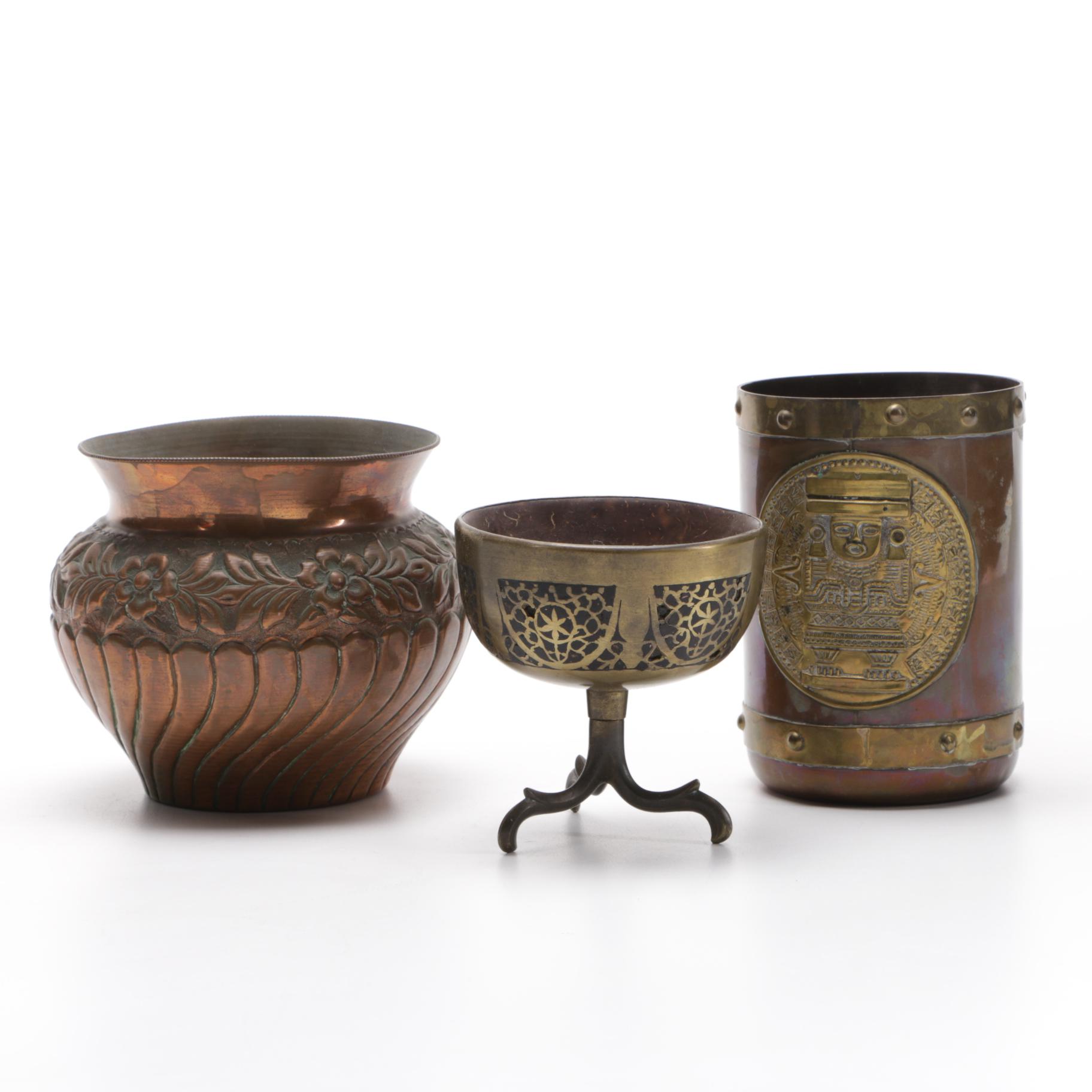 Brass and Copper Décor Featuring Southwest Influenced Mug