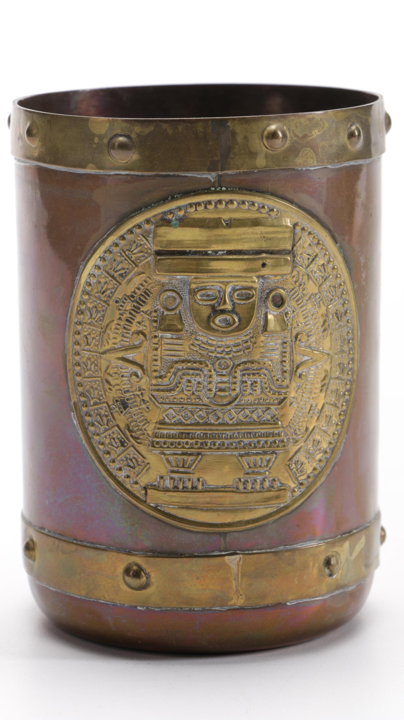 Brass and Copper Décor Featuring Southwest Influenced Mug