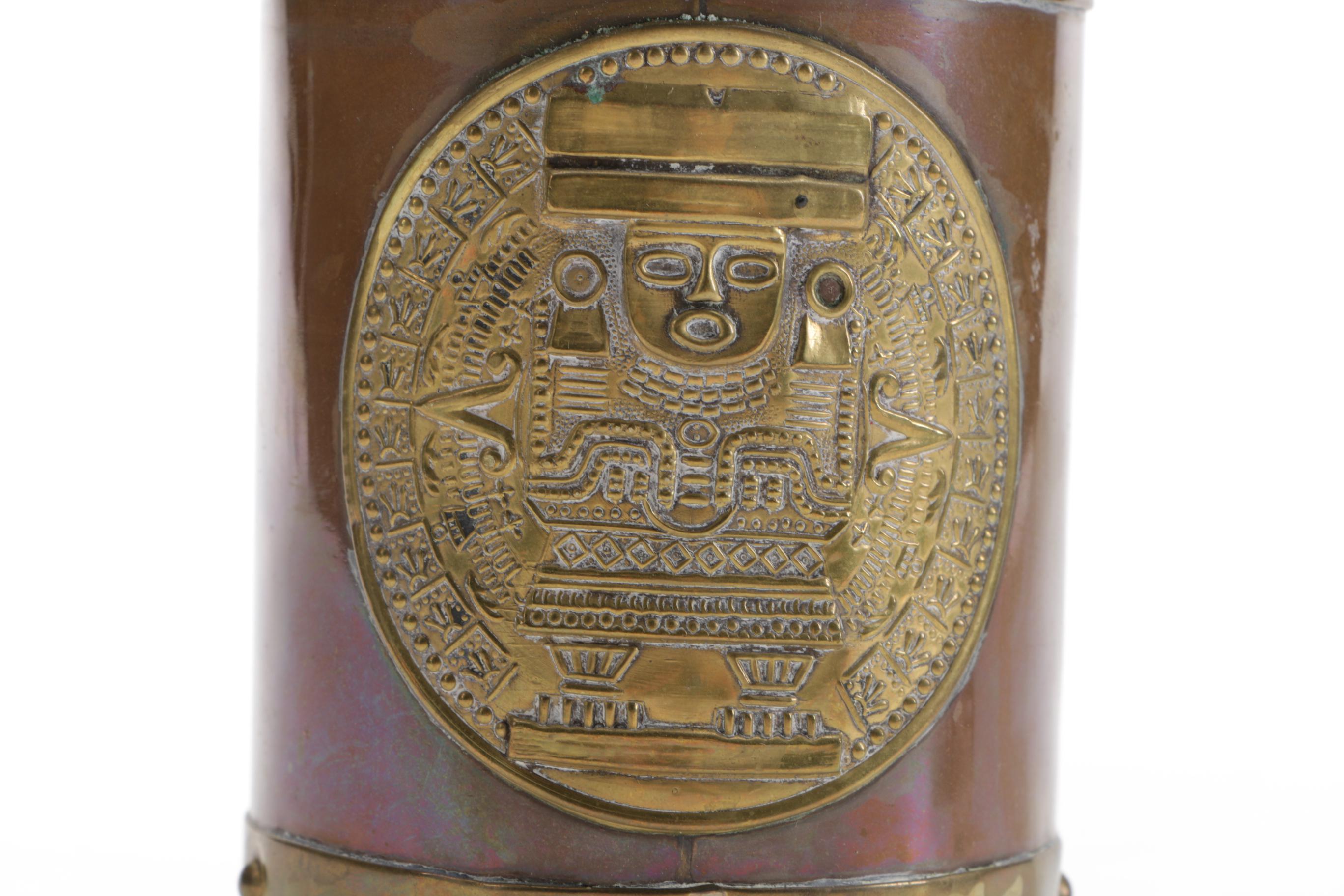 Brass and Copper Décor Featuring Southwest Influenced Mug