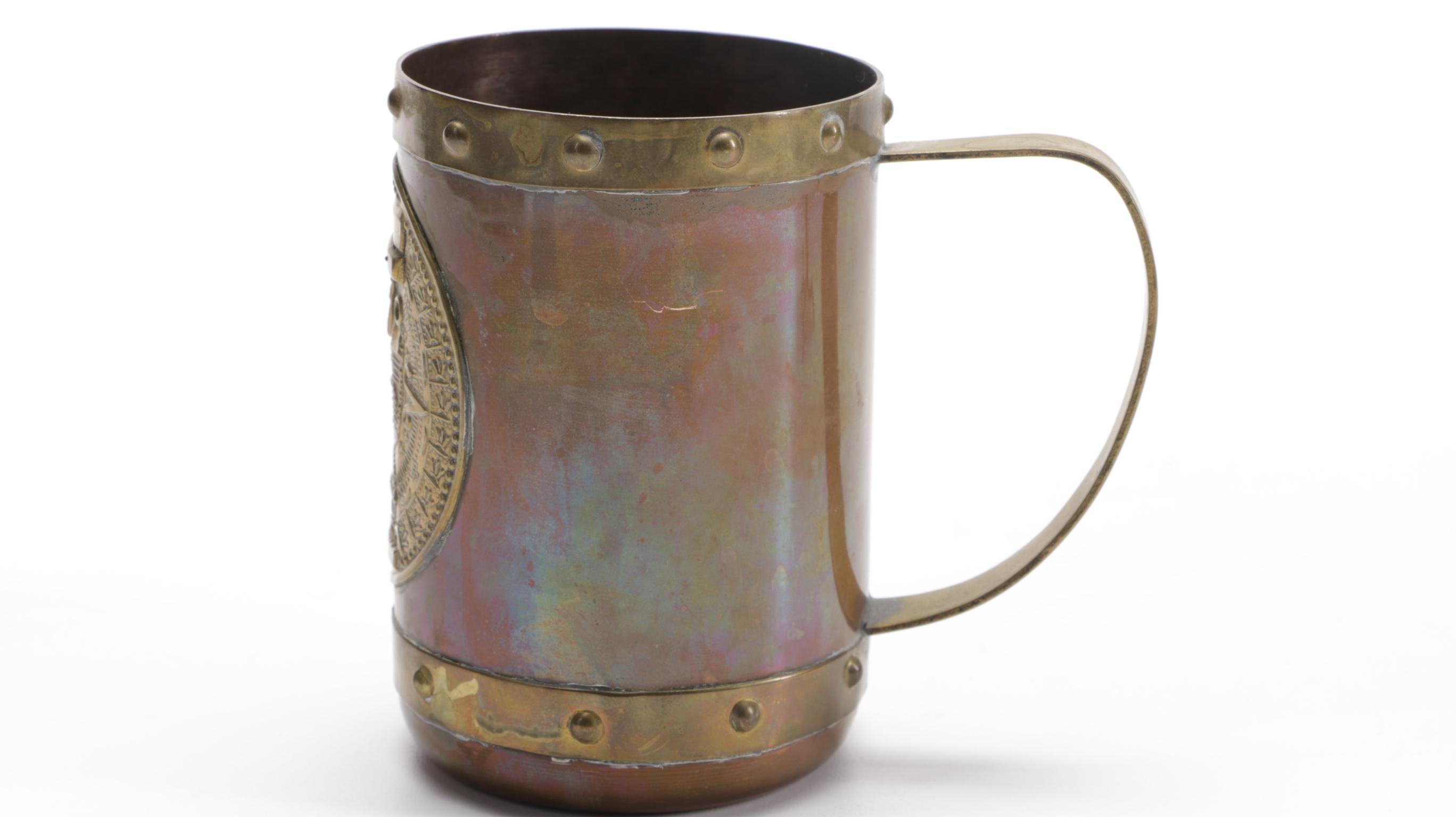 Brass and Copper Décor Featuring Southwest Influenced Mug