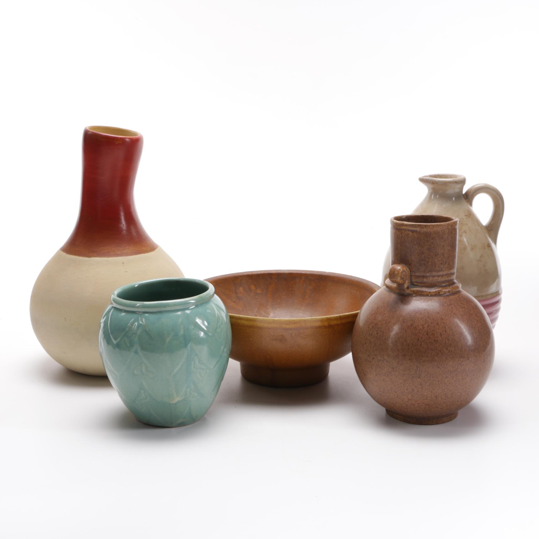 Collection of Handmade Pottery Featuring Haeger