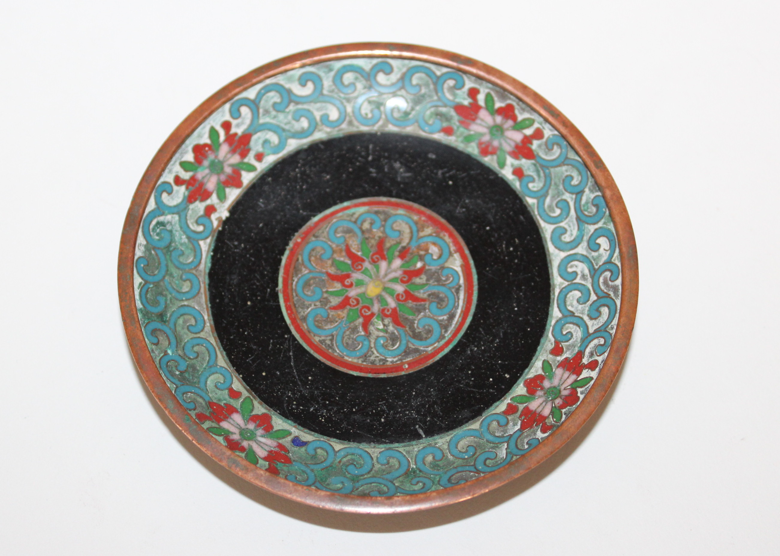 Mid-Century Ash Receiver and Copper Box With Dish