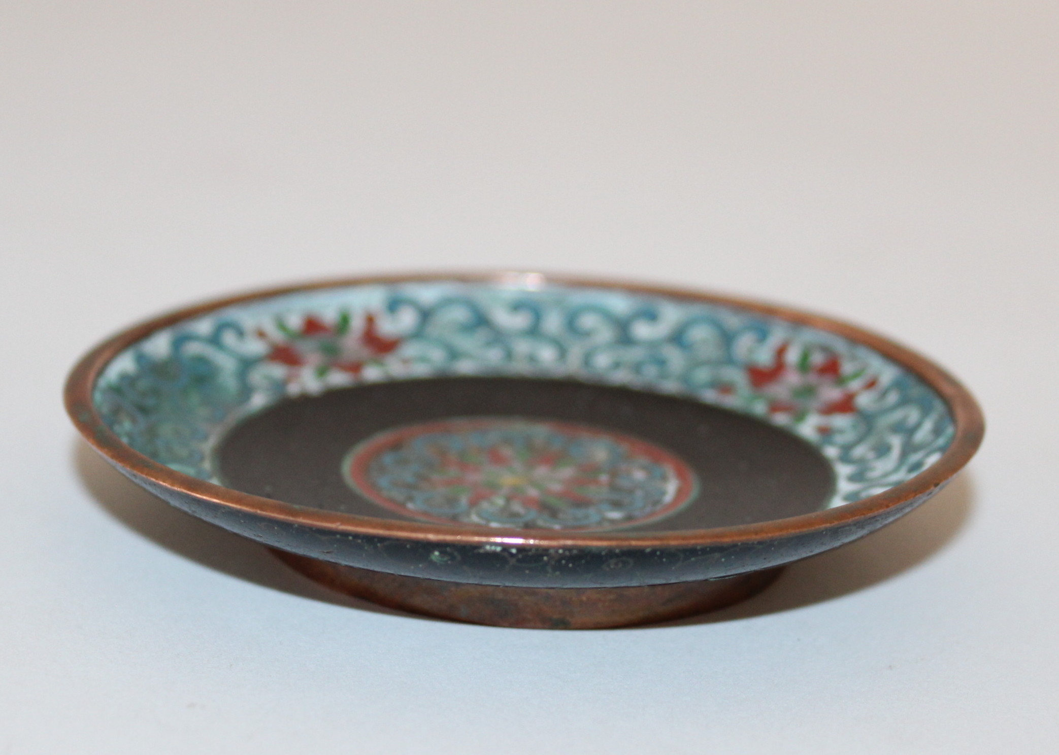 Mid-Century Ash Receiver and Copper Box With Dish