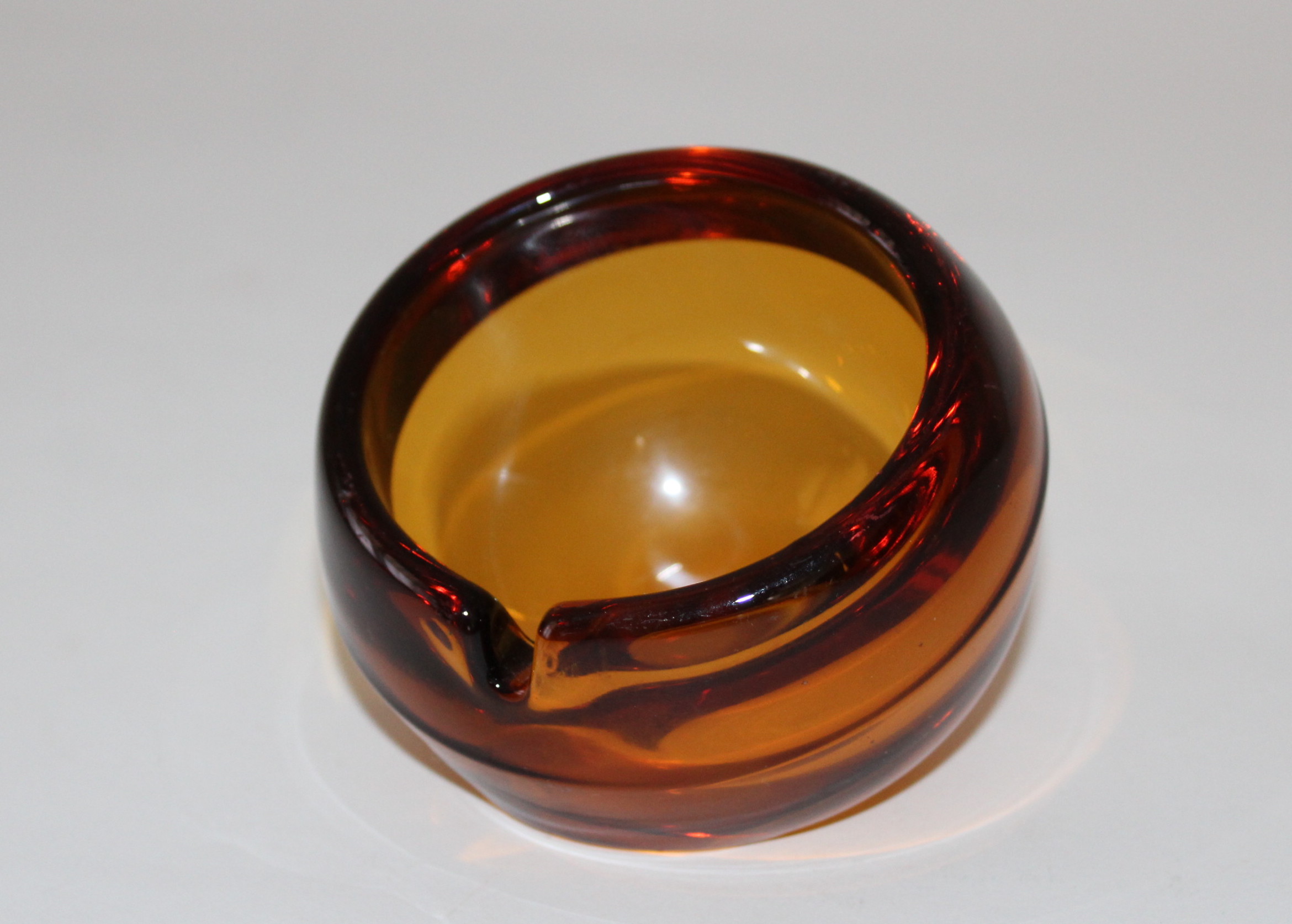 Mid-Century Ash Receiver and Copper Box With Dish