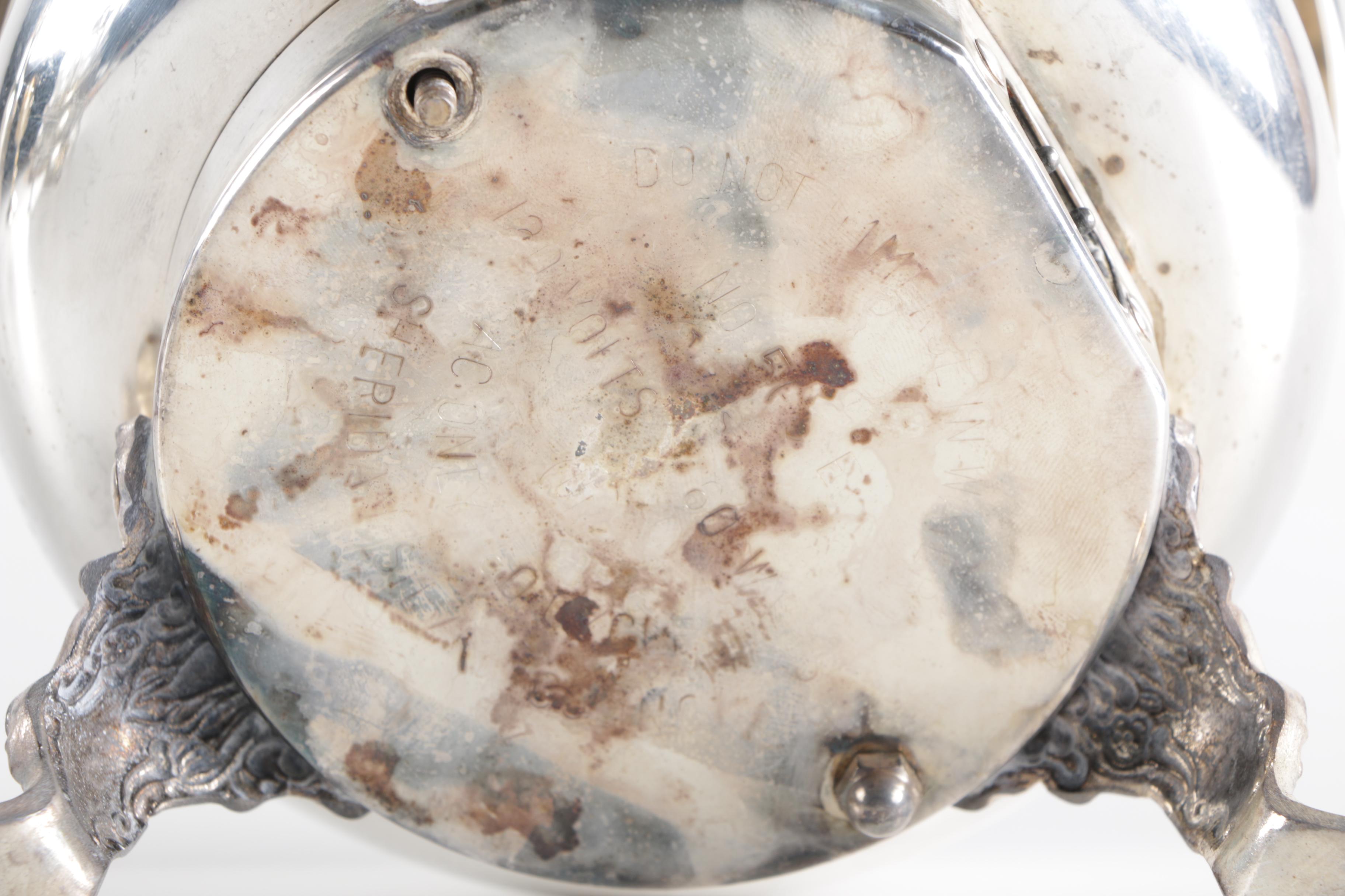 Silver Tone Tableware Featuring India Silver Plate