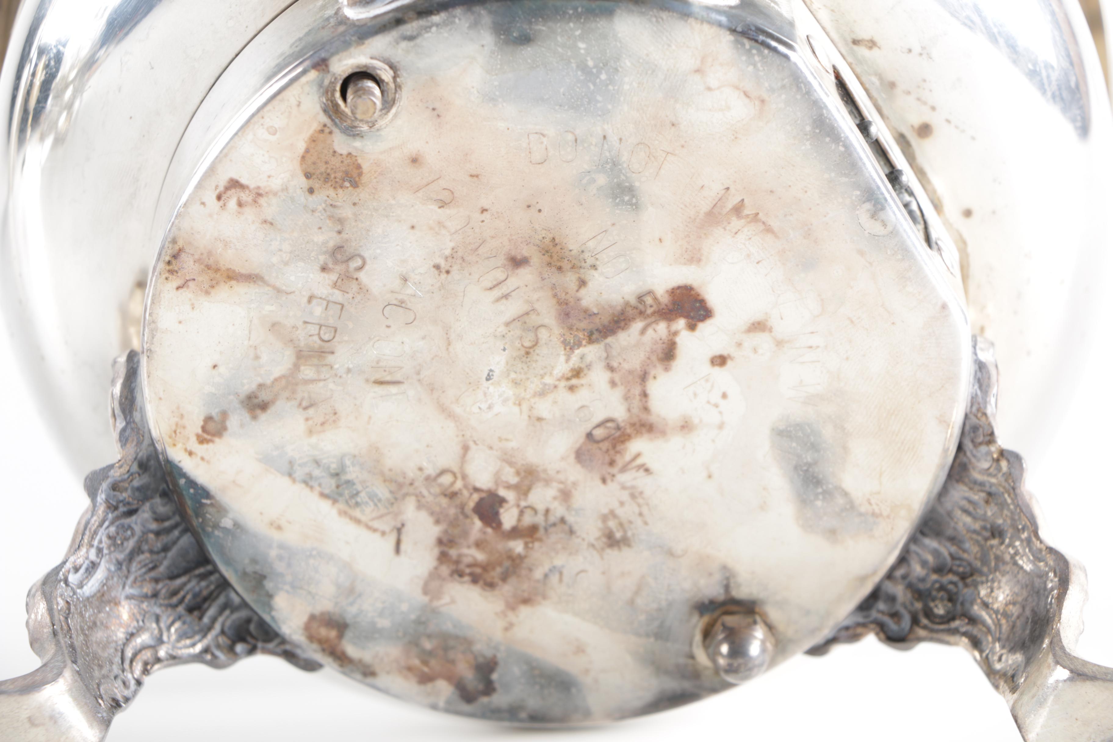 Silver Tone Tableware Featuring India Silver Plate