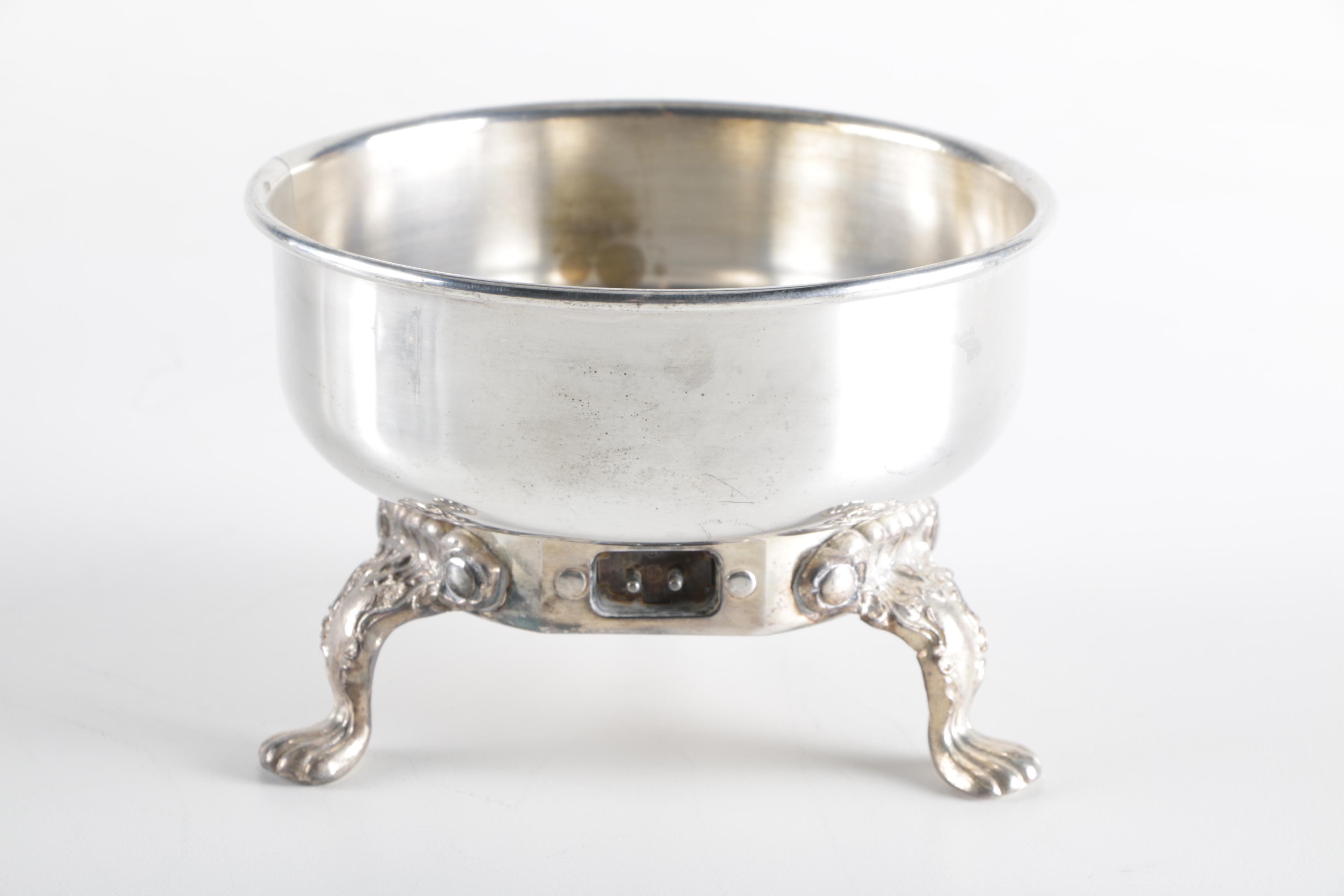 Silver Tone Tableware Featuring India Silver Plate