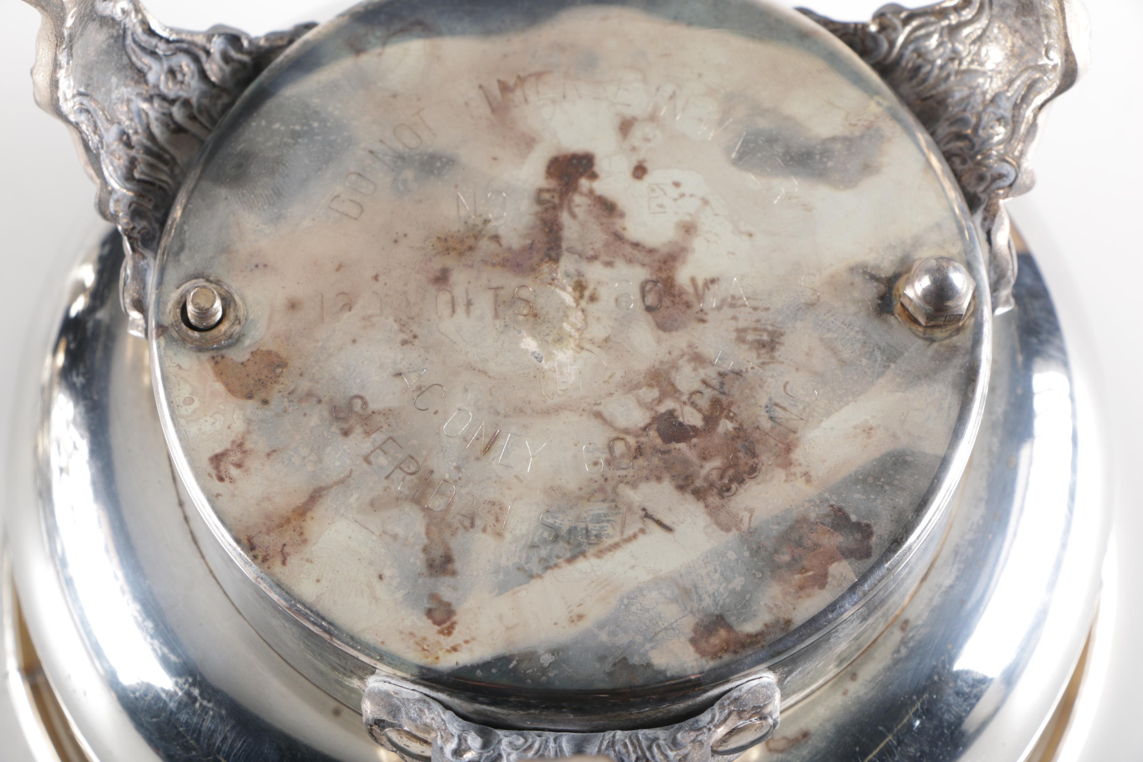 Silver Tone Tableware Featuring India Silver Plate