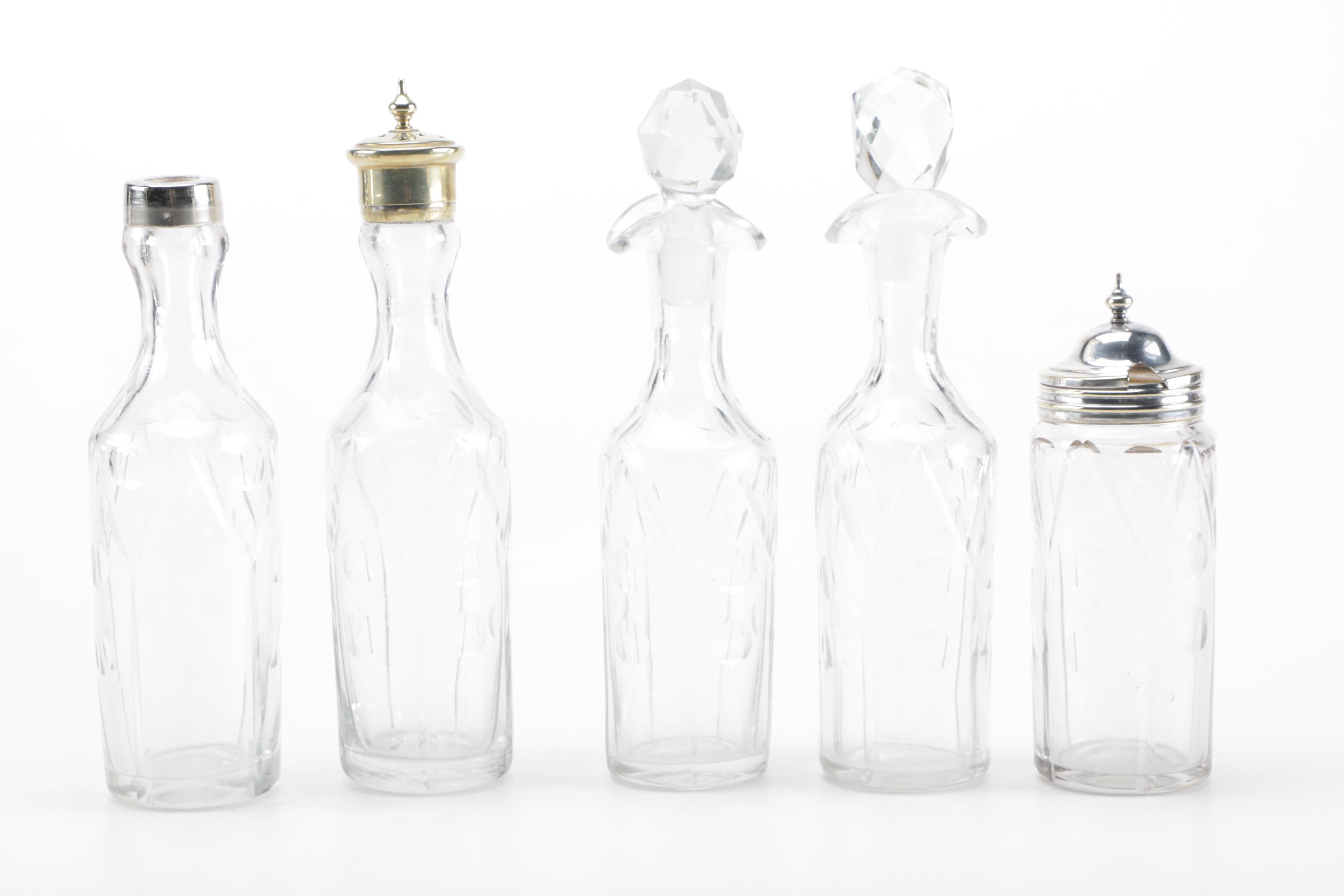 Silver Tone Tableware Featuring India Silver Plate