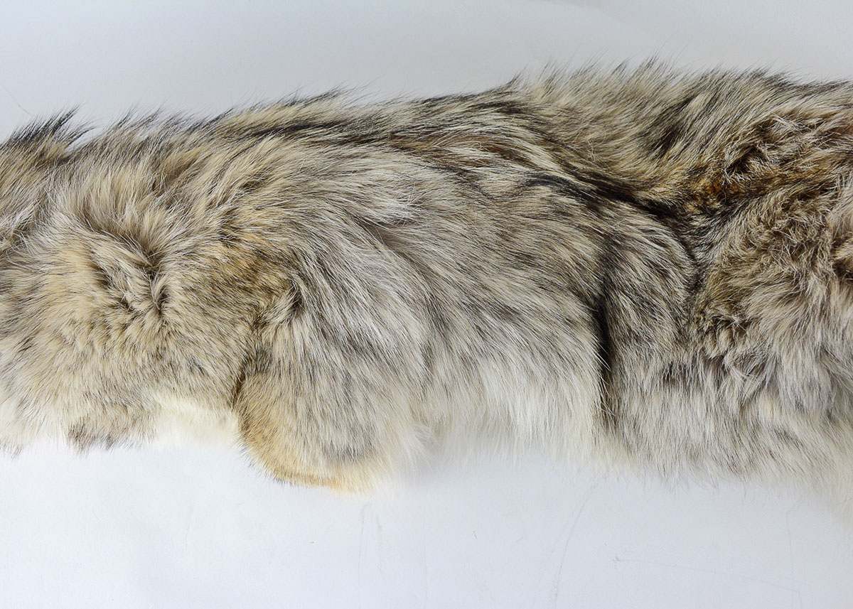 Vintage Brown Fox Pelt Collar