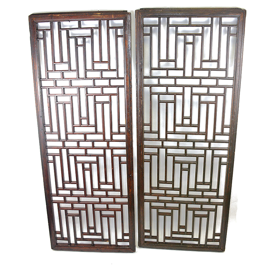 Vintage Chinese Reticulated Panels