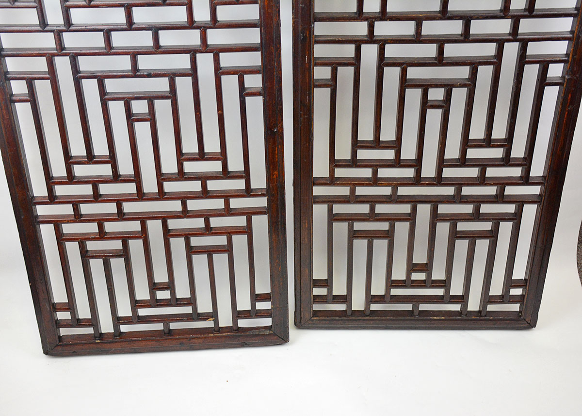 Vintage Chinese Reticulated Panels