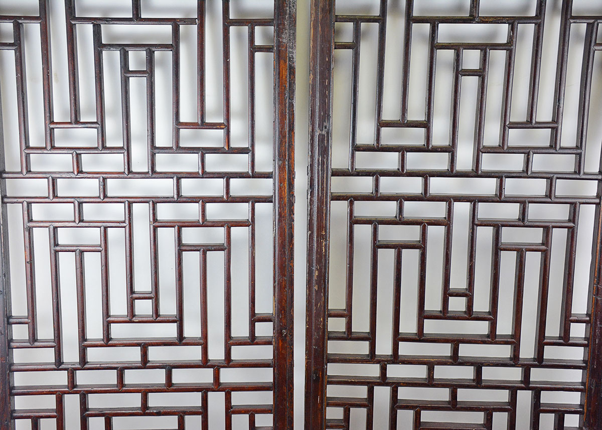 Vintage Chinese Reticulated Panels