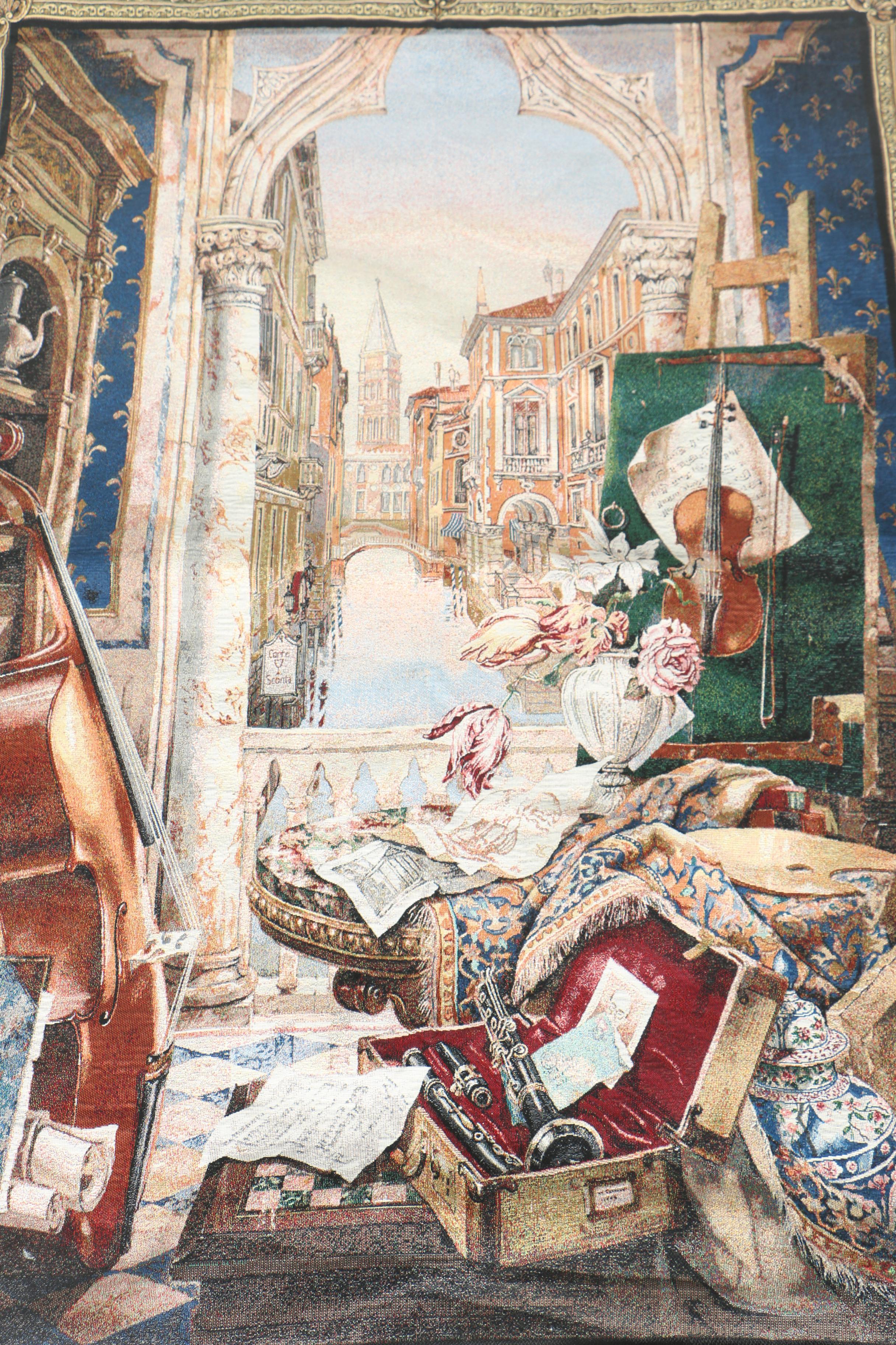 After Vladimir Stroozer Wall Tapestry from the "Windows of the World" Series