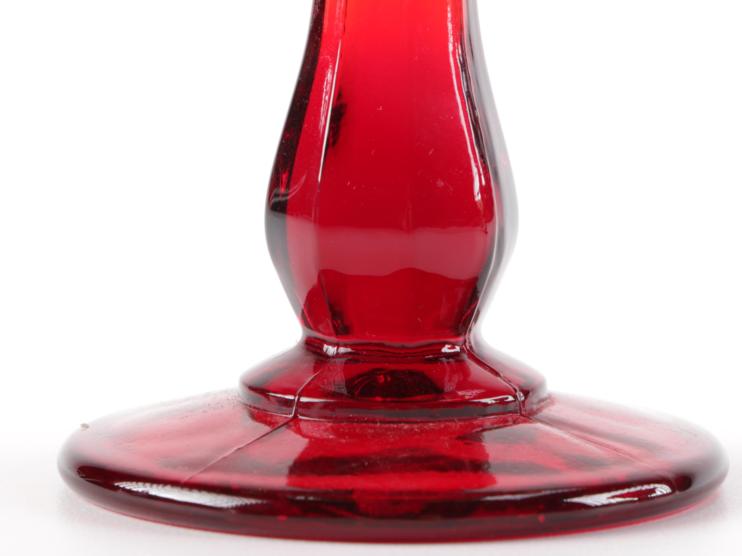 Canival Glass Stemmed Candy Dishes Including Fenton