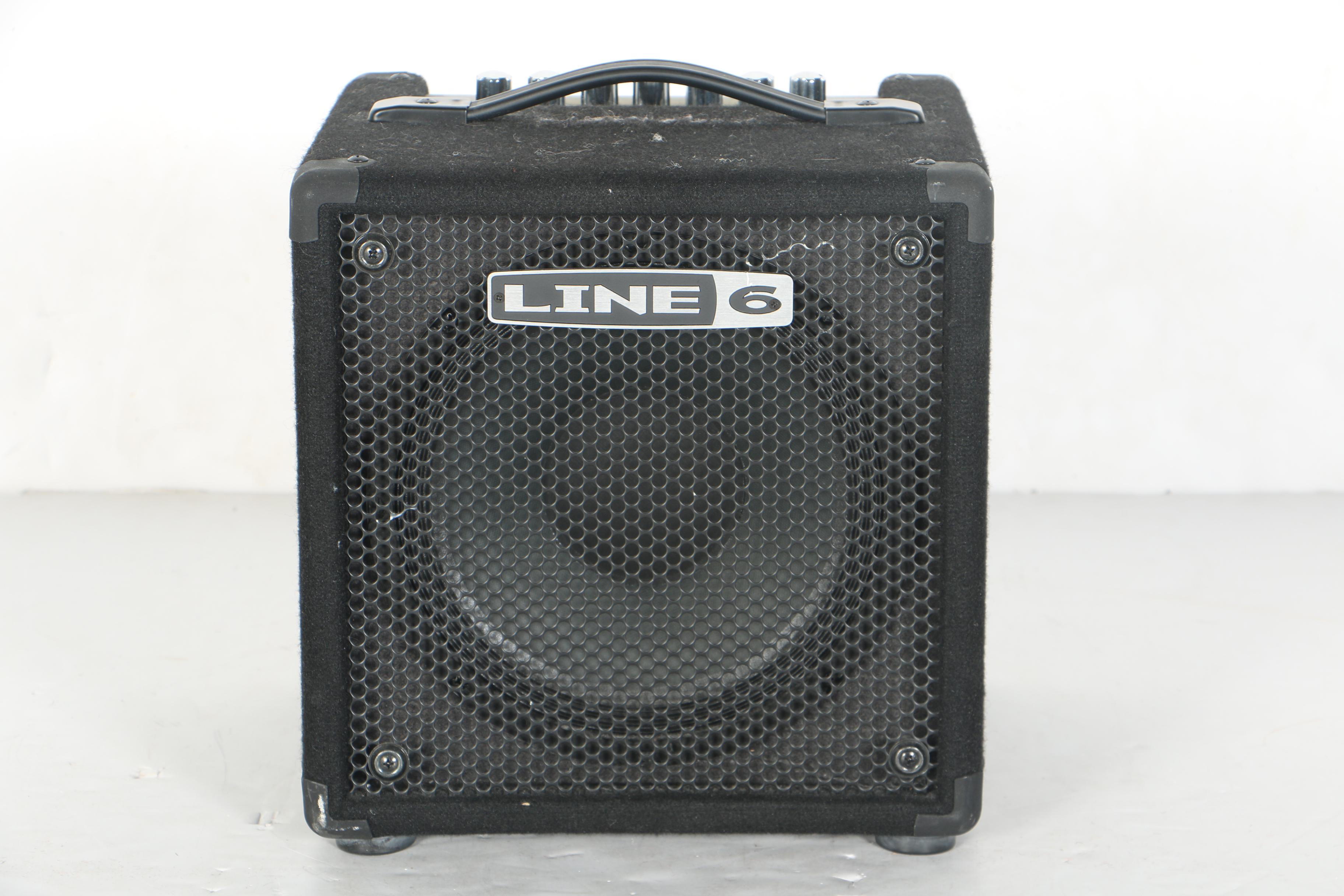 Washburn T14 Taurus Bass Guitar and Line 6 Amplifier