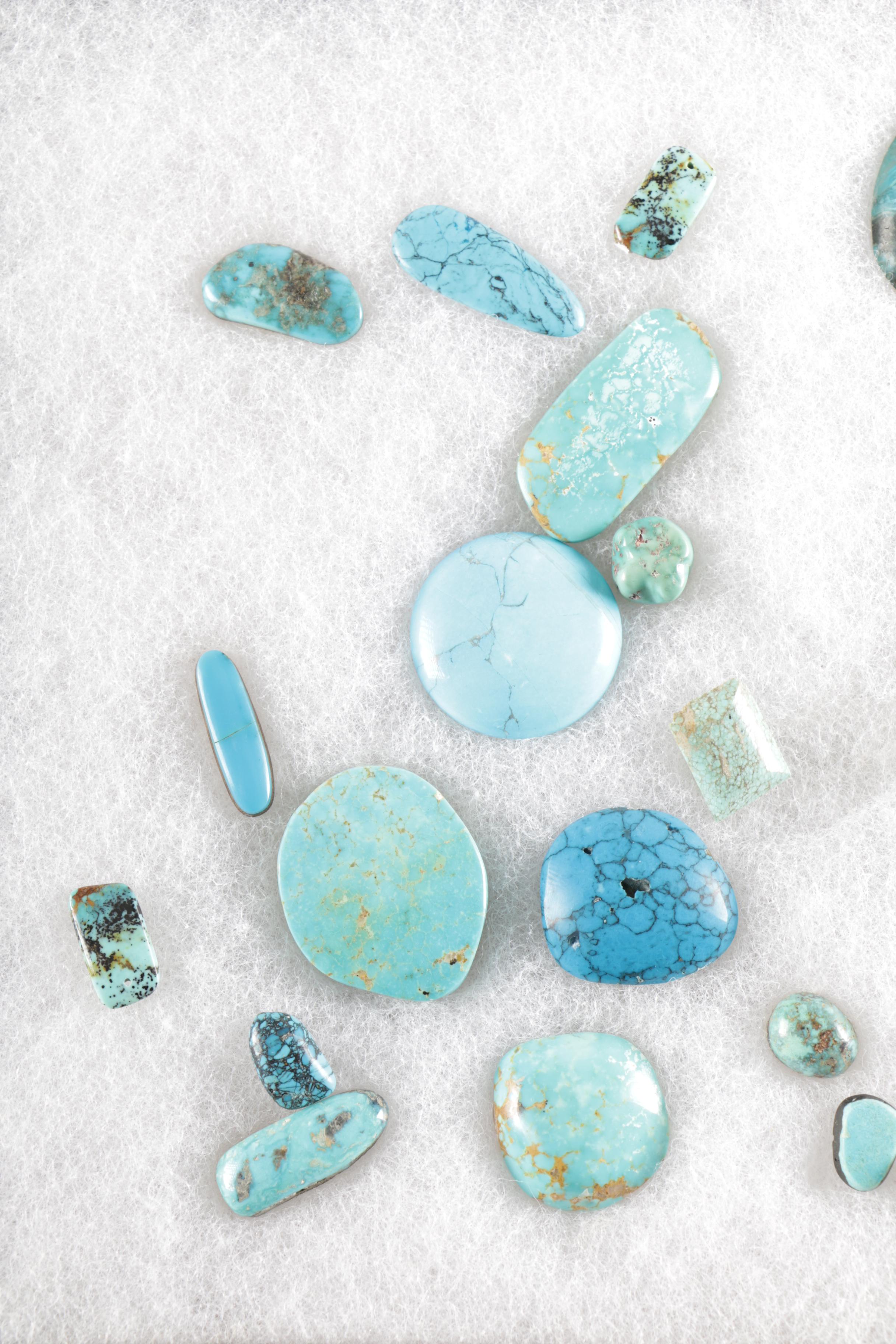 Rock Display Cases Featuring Turquoise