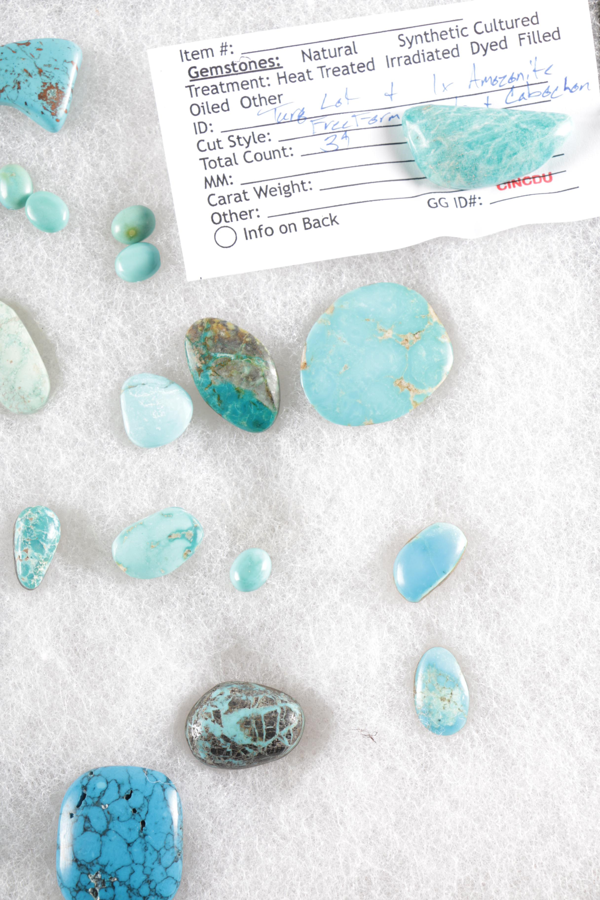 Rock Display Cases Featuring Turquoise