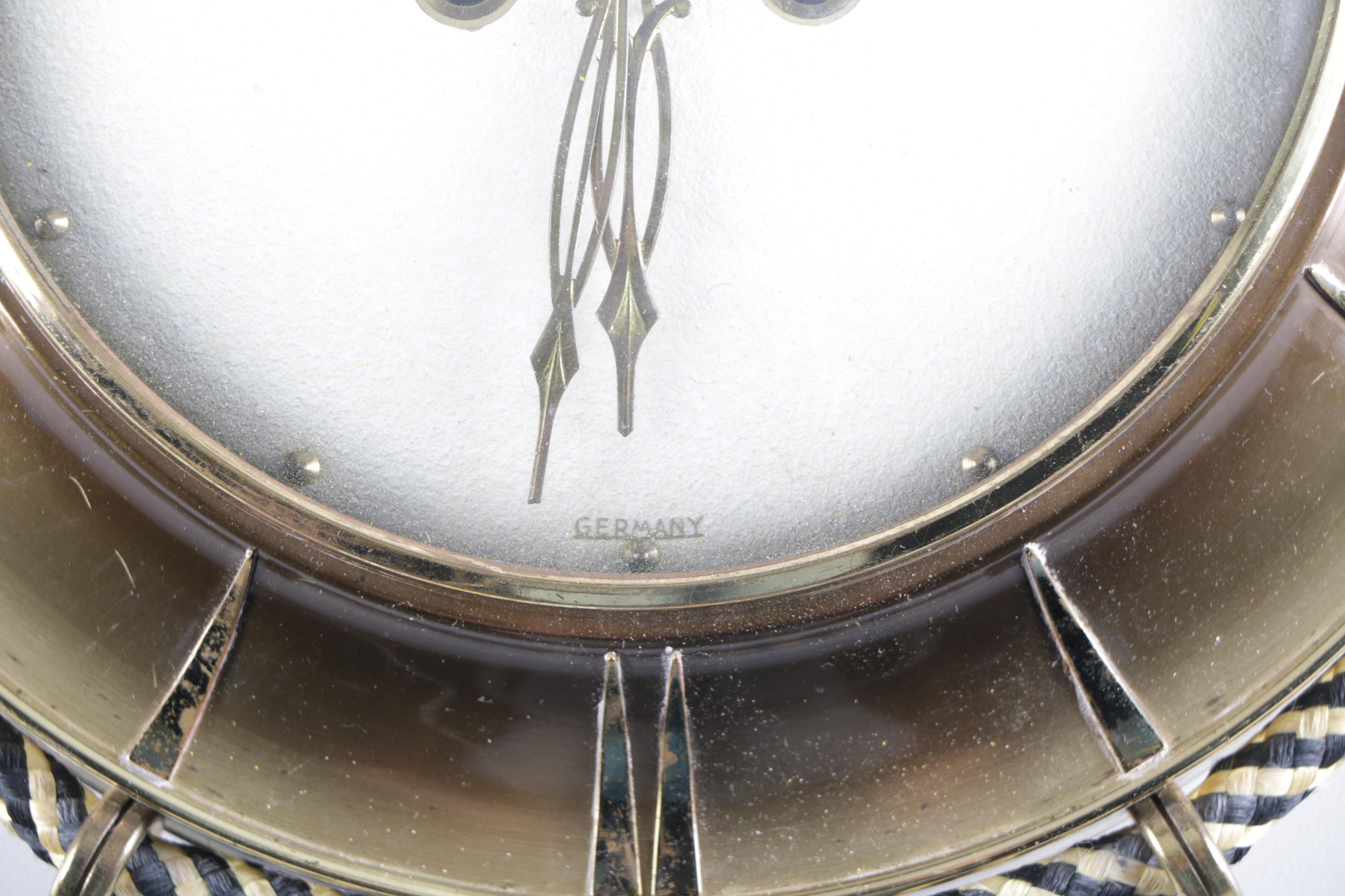 Schatz Nautical Style Brass Wall Clock