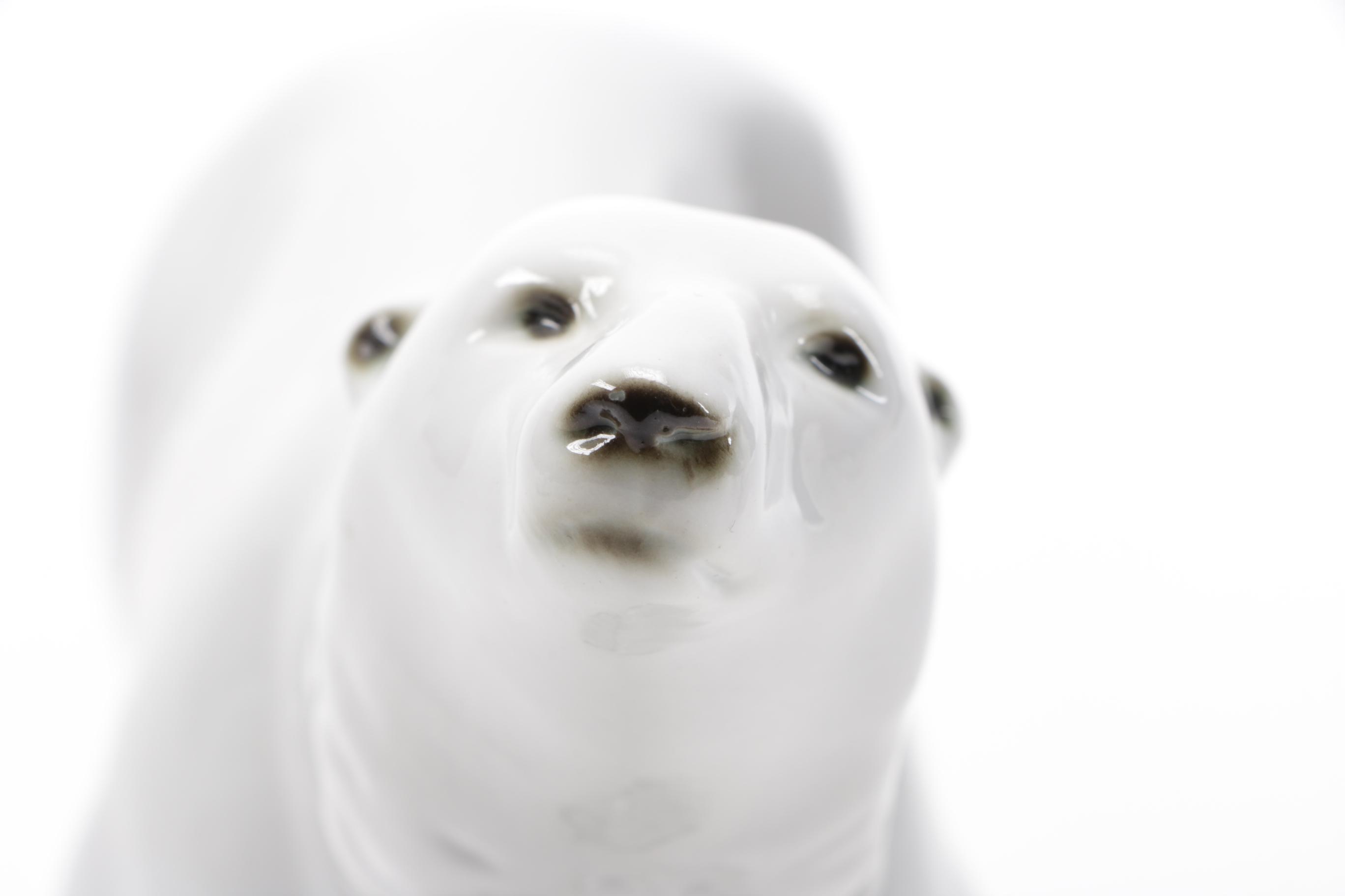 Ceramic Polar Bears From Hutschenreuther, Royal Dux, B&G