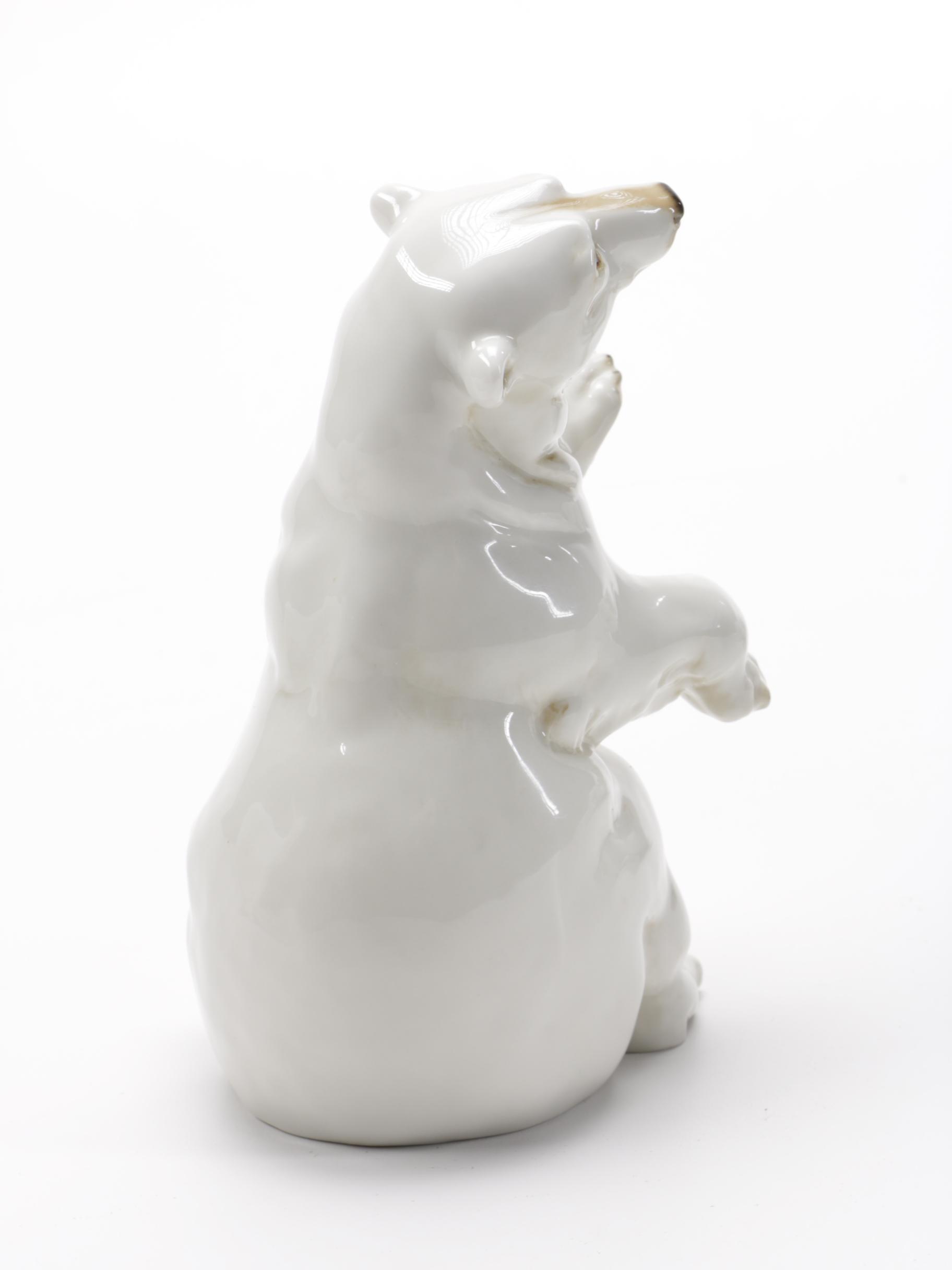 Ceramic Polar Bears From Hutschenreuther, Royal Dux, B&G