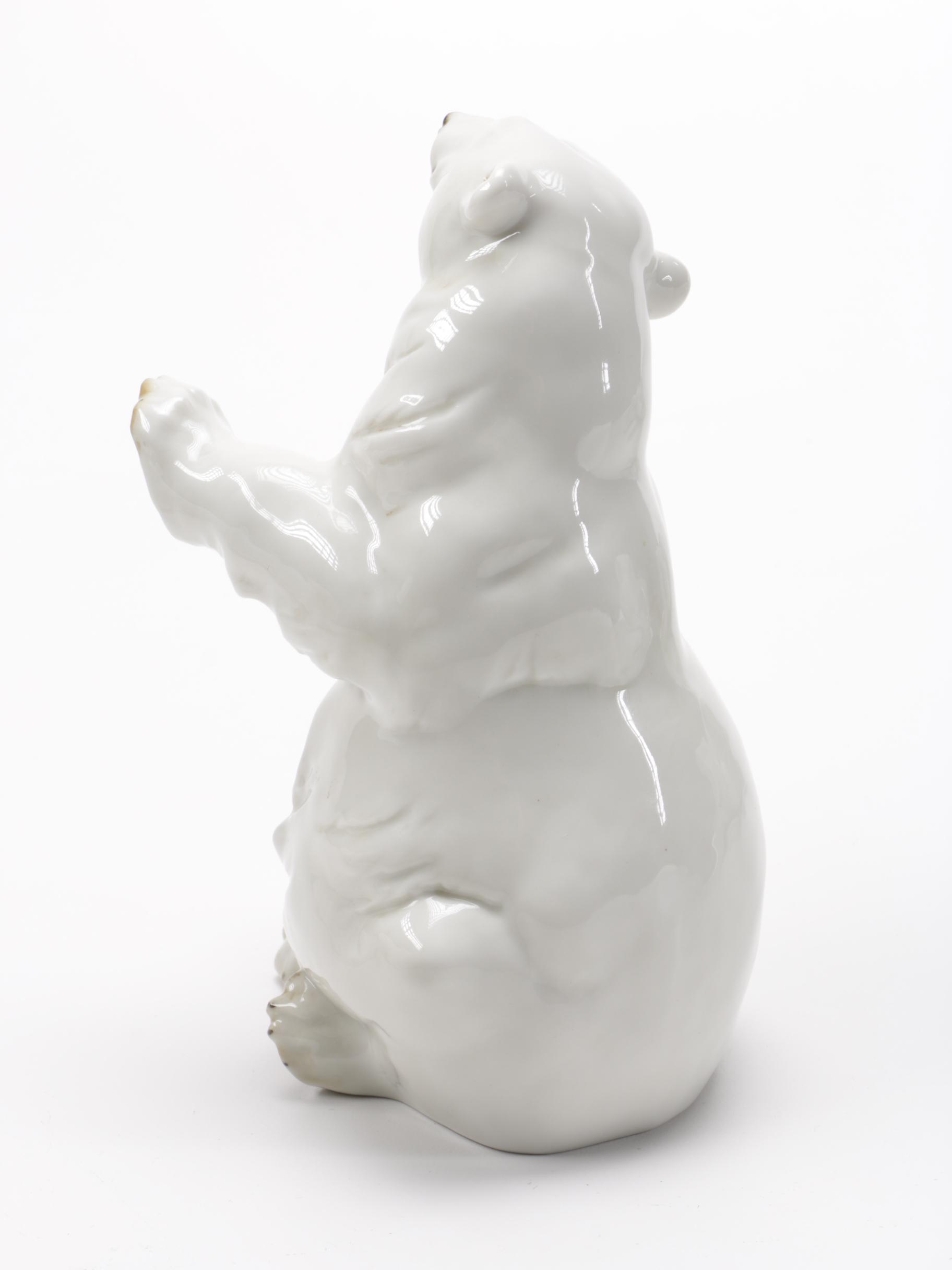 Ceramic Polar Bears From Hutschenreuther, Royal Dux, B&G