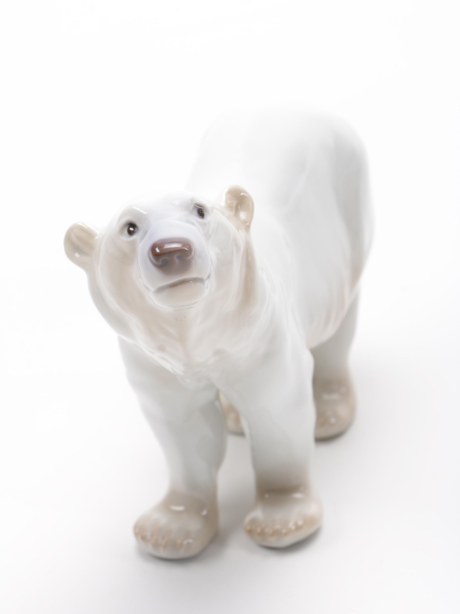 Ceramic Polar Bears From Hutschenreuther, Royal Dux, B&G