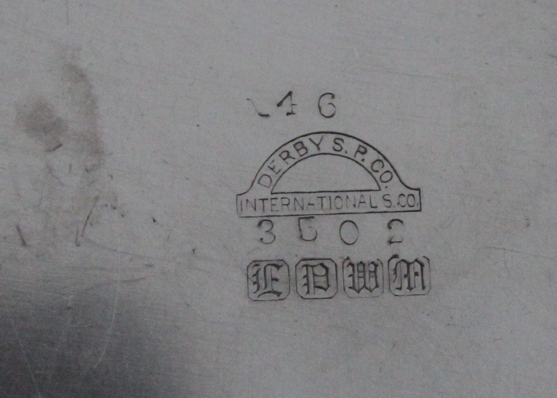 Vintage Derby Silver Plate Co. Repousse Trinket Box