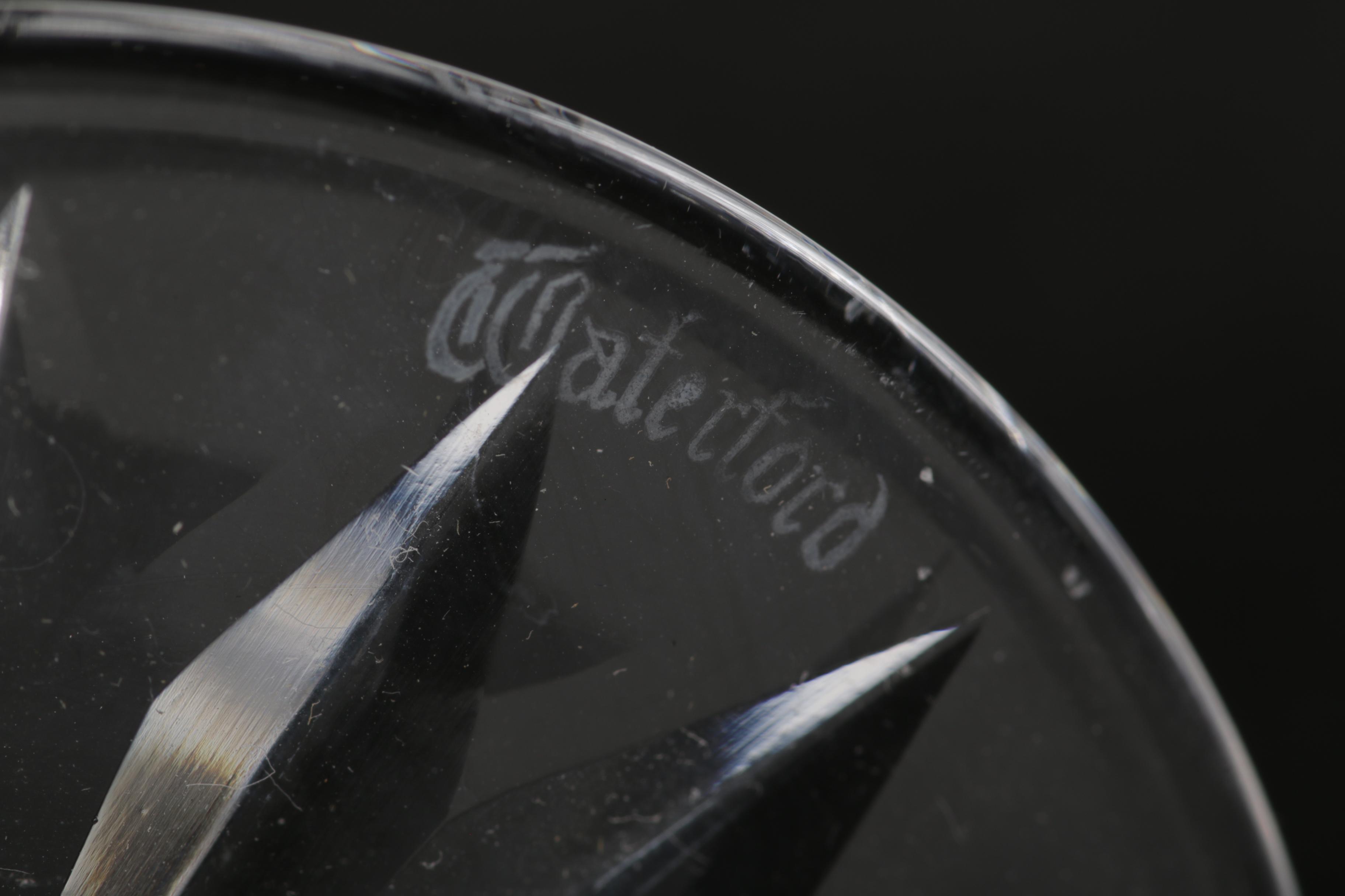 Waterford "Lismore" Crystal Water Goblets