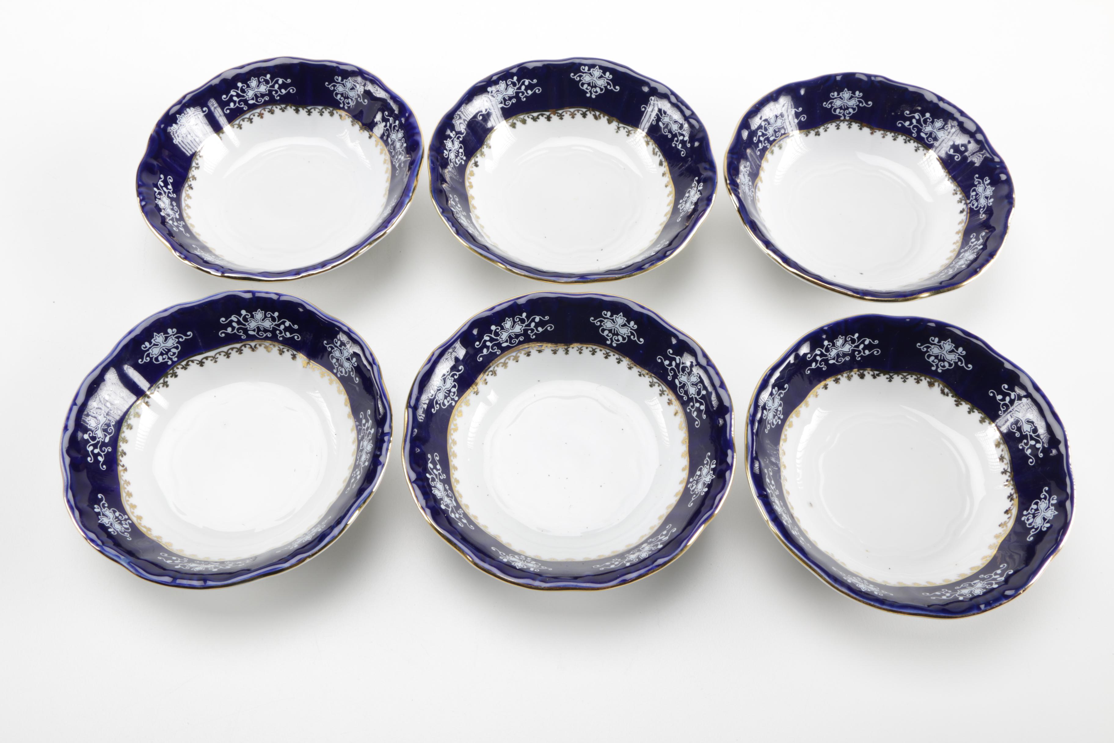 Zsolnay of Pécs Bowl Set From Hungary