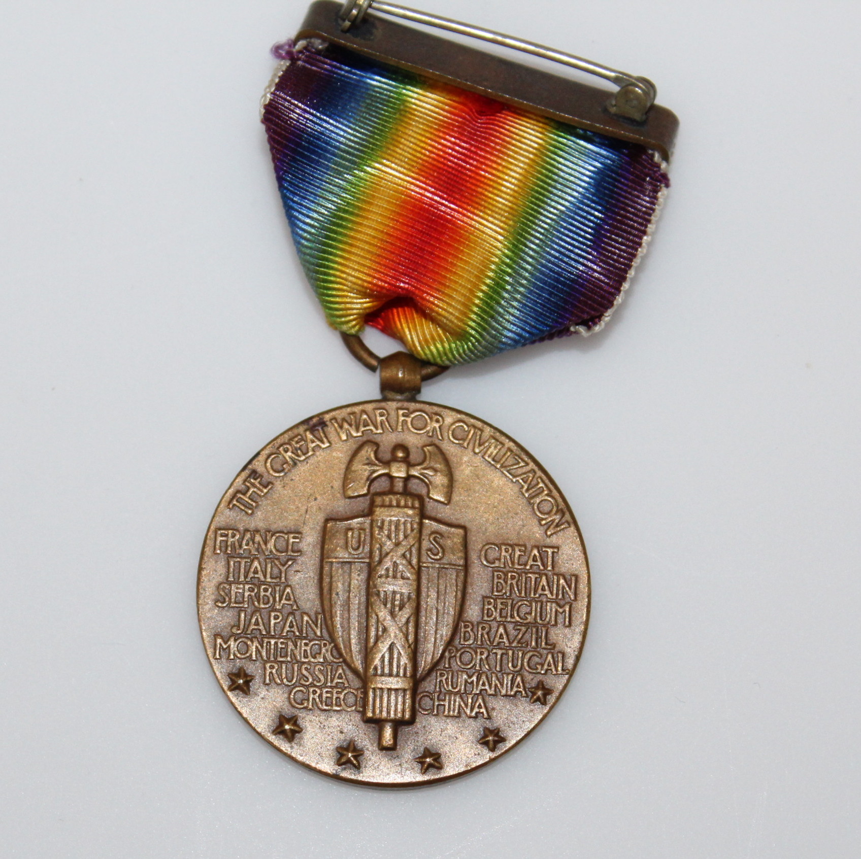 WWII Ration Book, Pins and Assorted Medals