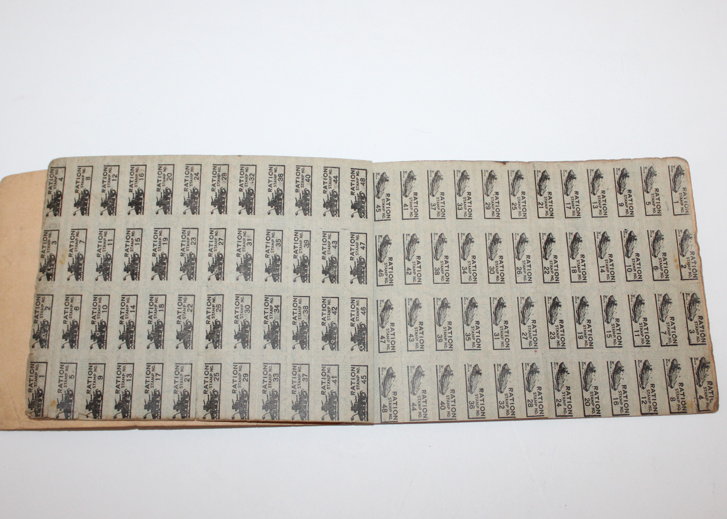 WWII Ration Book, Pins and Assorted Medals