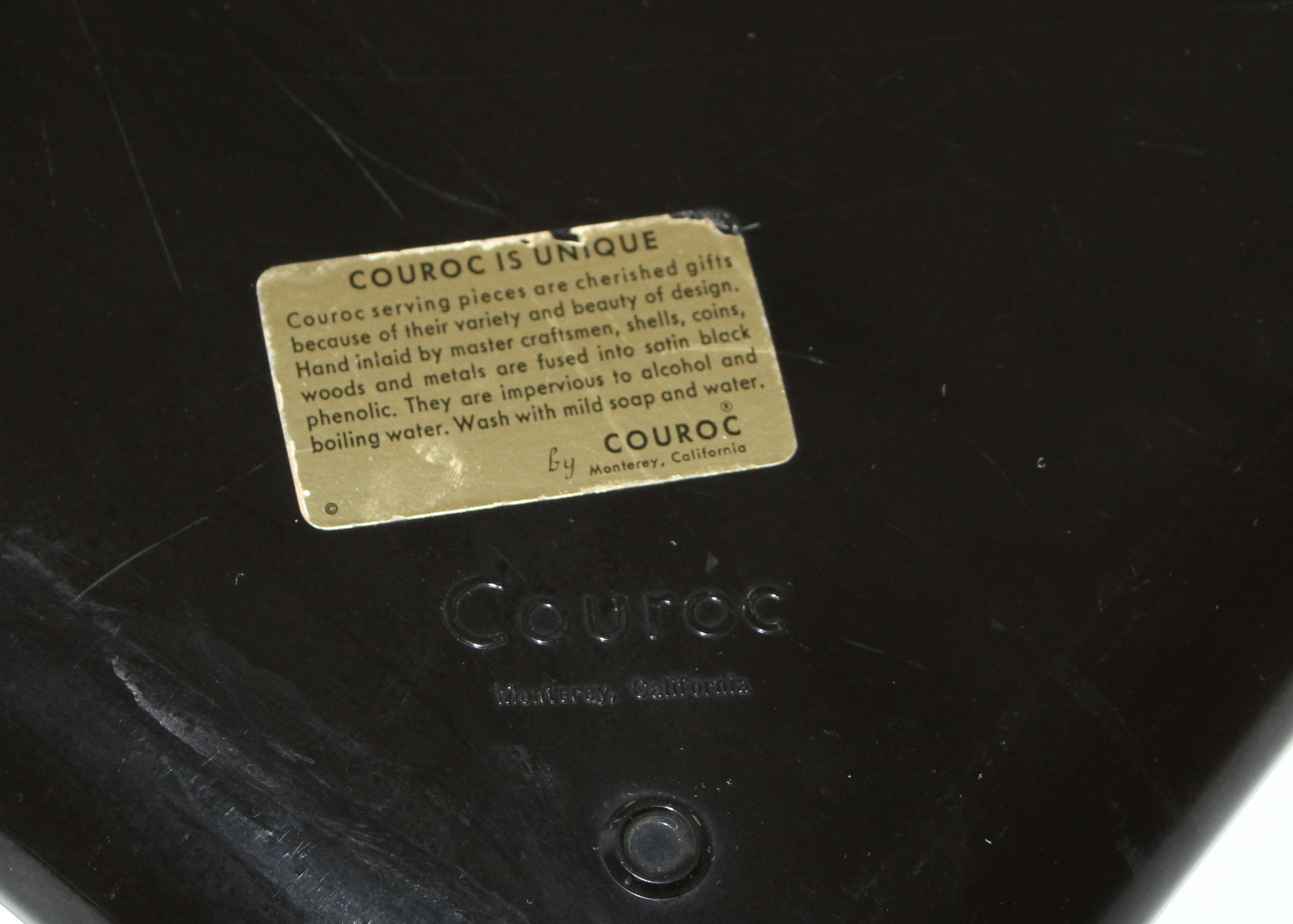 Vintage Couroc Trays and More