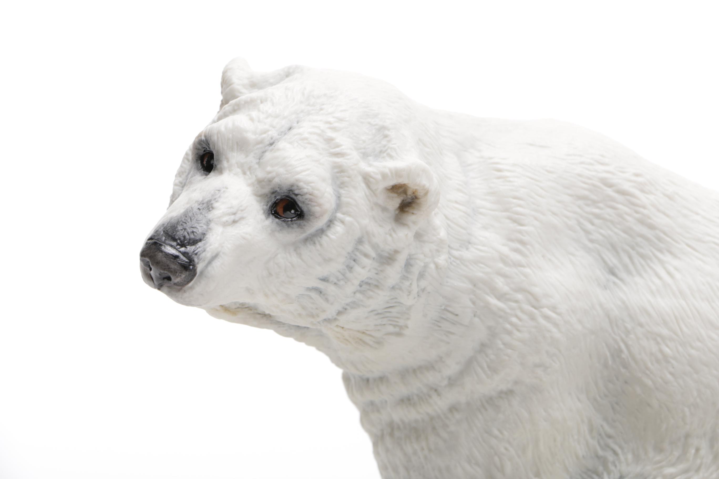 Polar Bear Figurines Including Boehm and Wolf Original