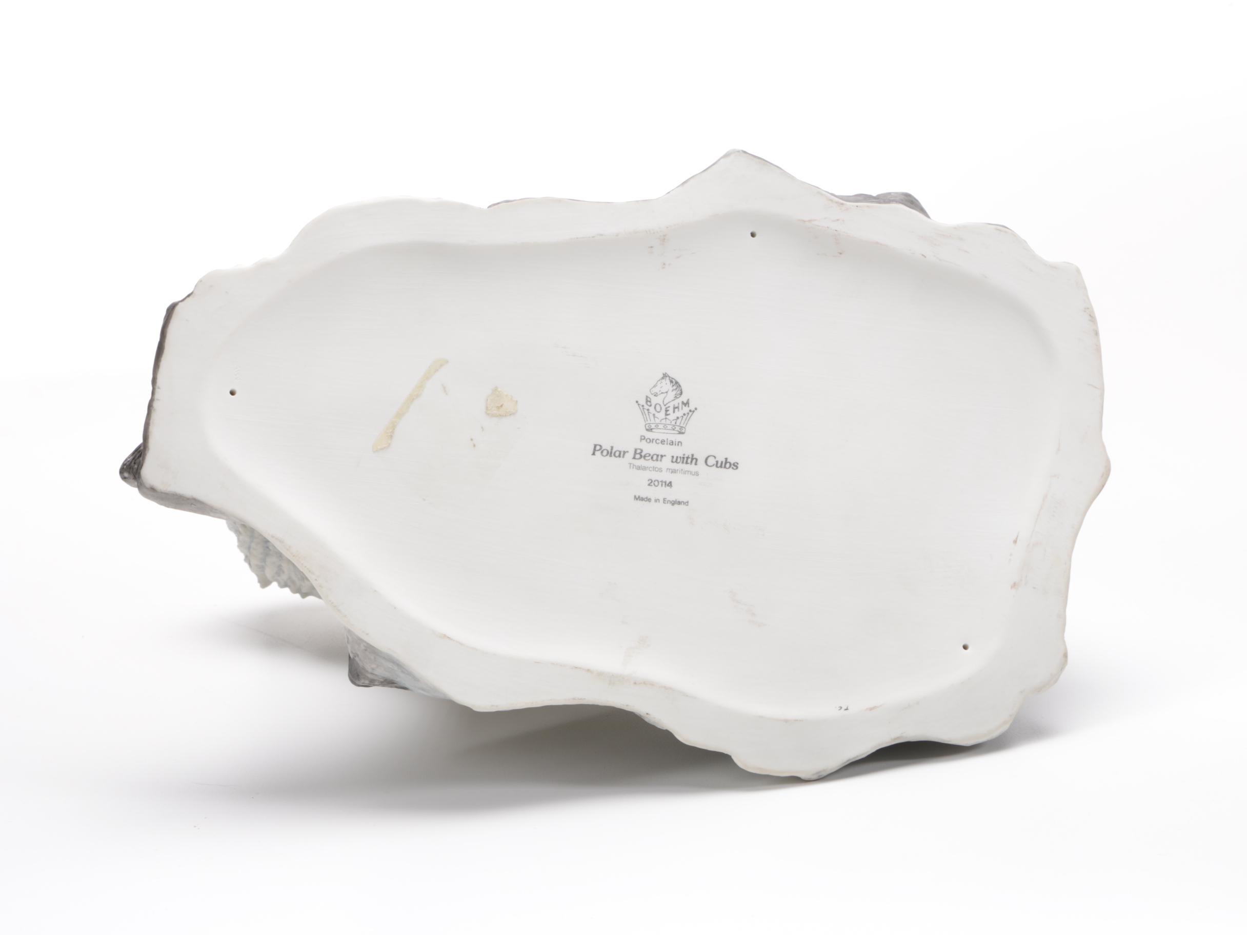 Polar Bear Figurines Including Boehm and Wolf Original