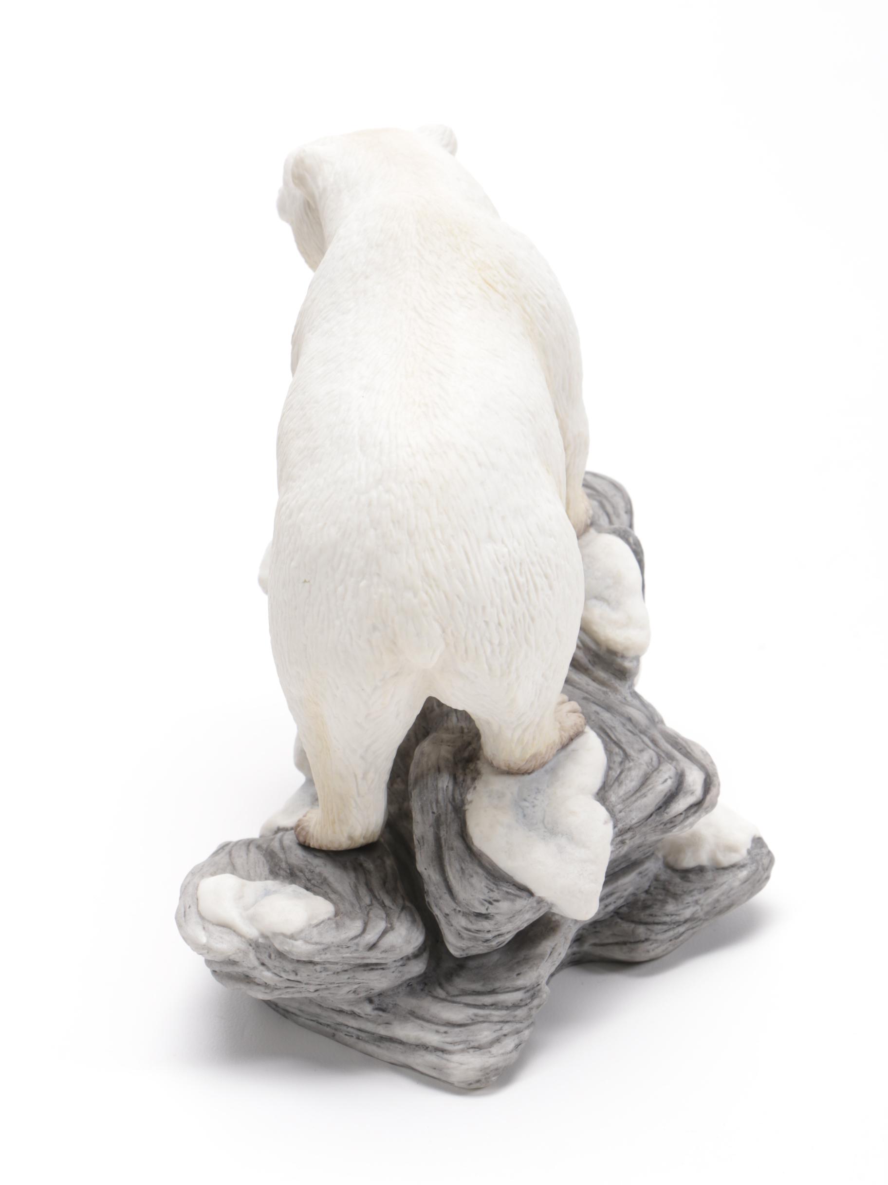 Polar Bear Figurines Including Boehm and Wolf Original