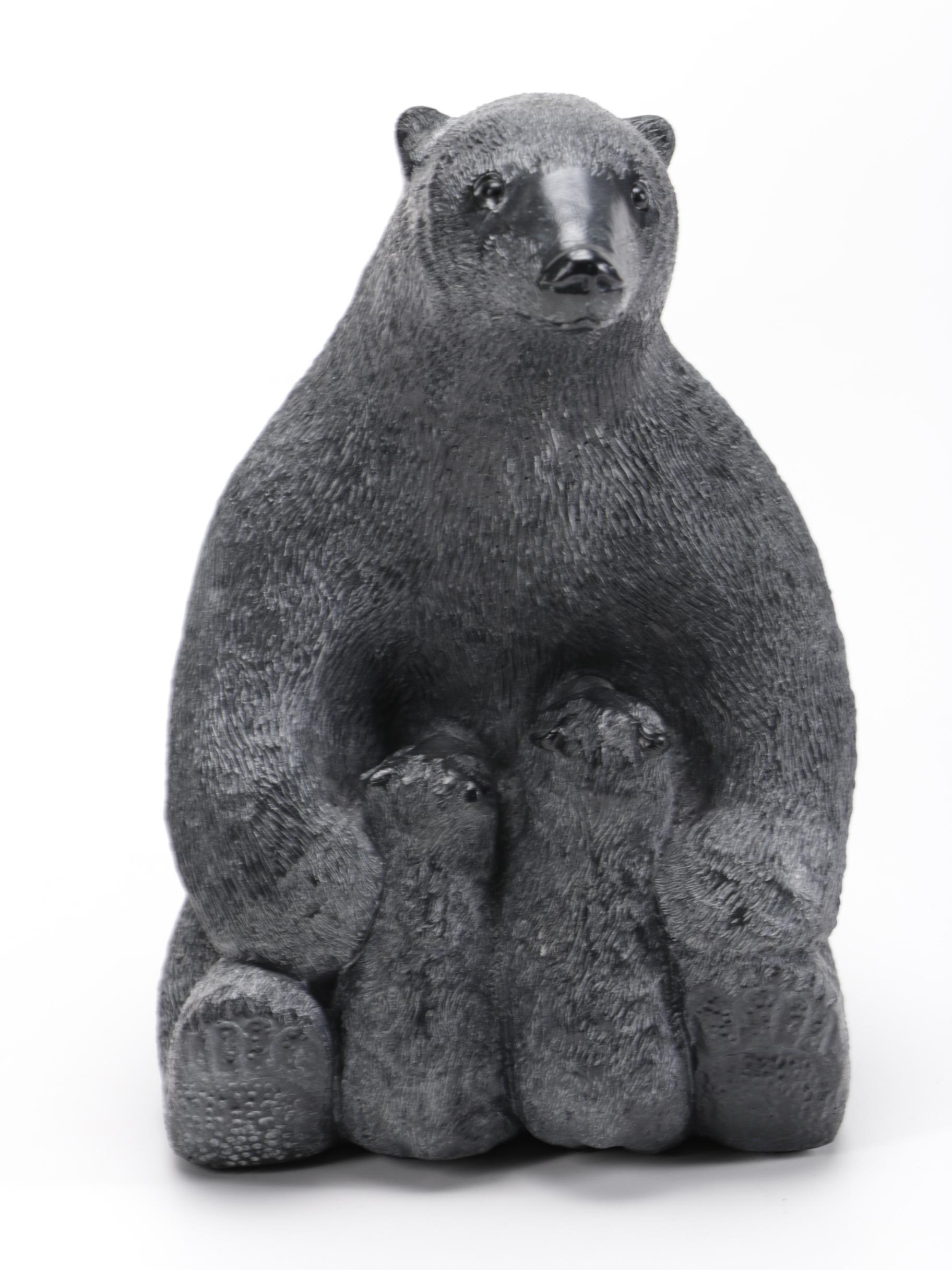 Polar Bear Figurines Including Boehm and Wolf Original
