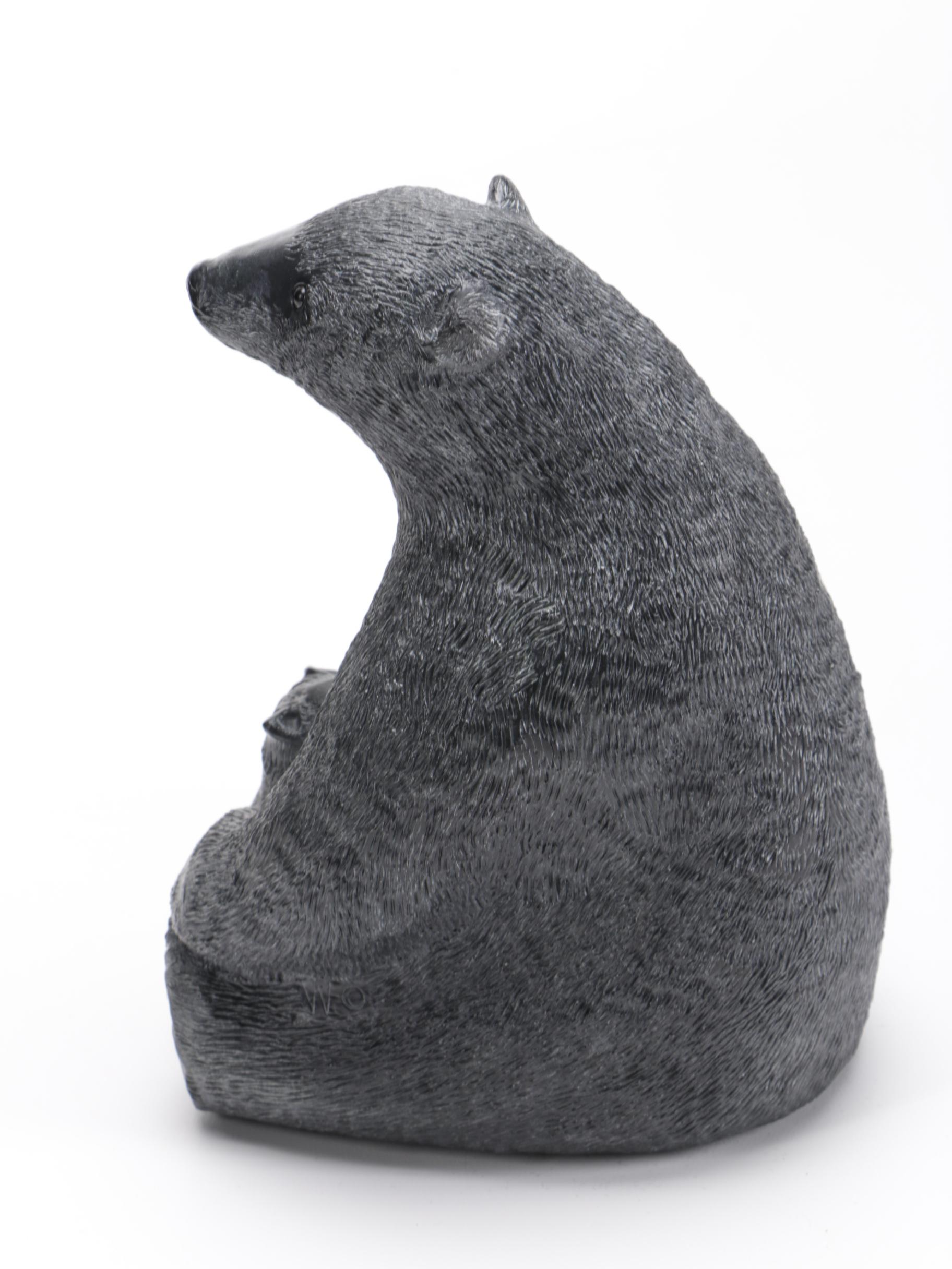Polar Bear Figurines Including Boehm and Wolf Original