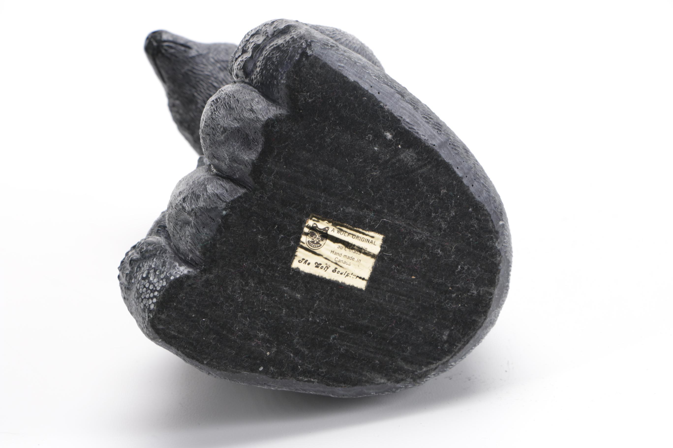 Polar Bear Figurines Including Boehm and Wolf Original