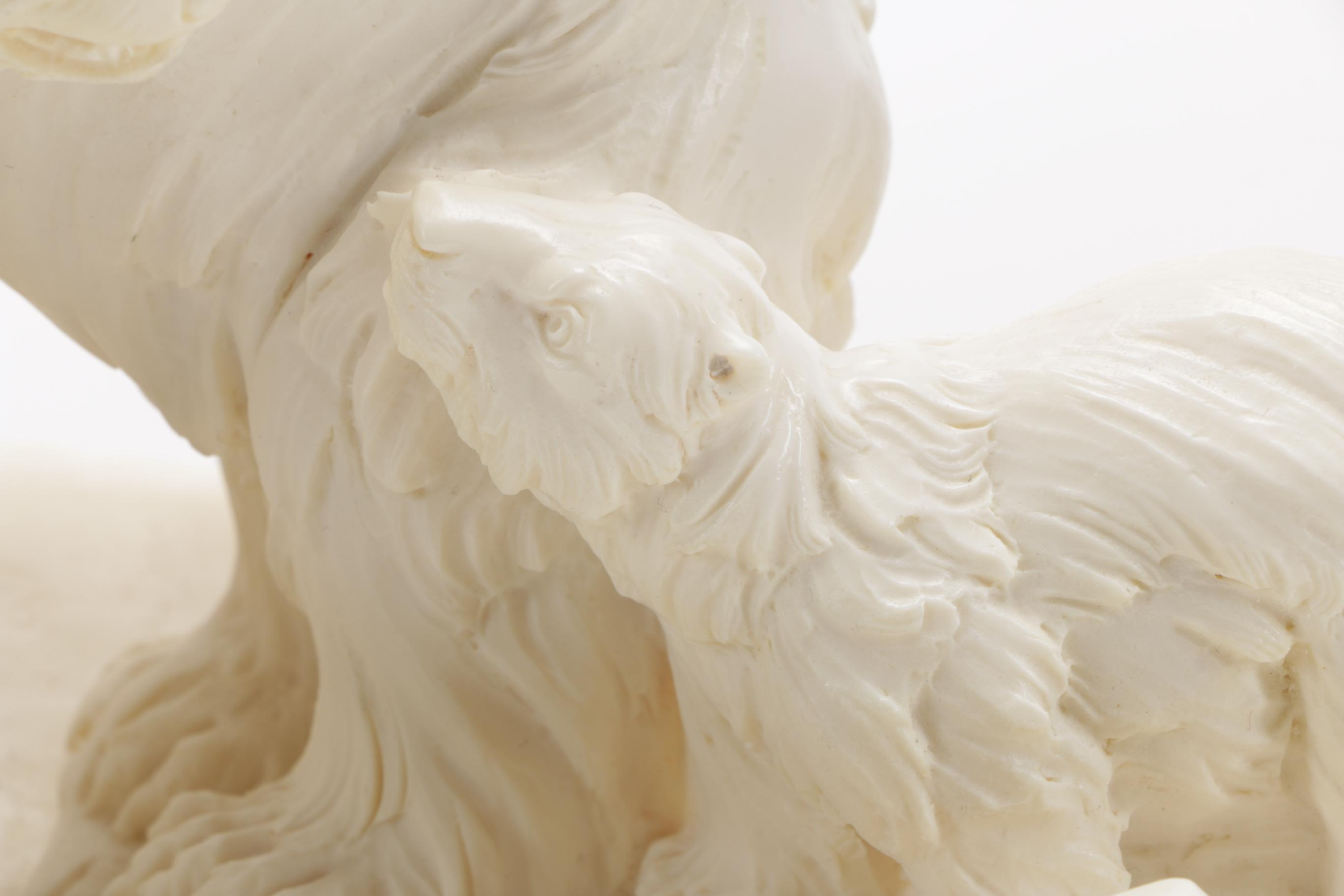 A. Santini Reproduction Sculpture of Polar Bears