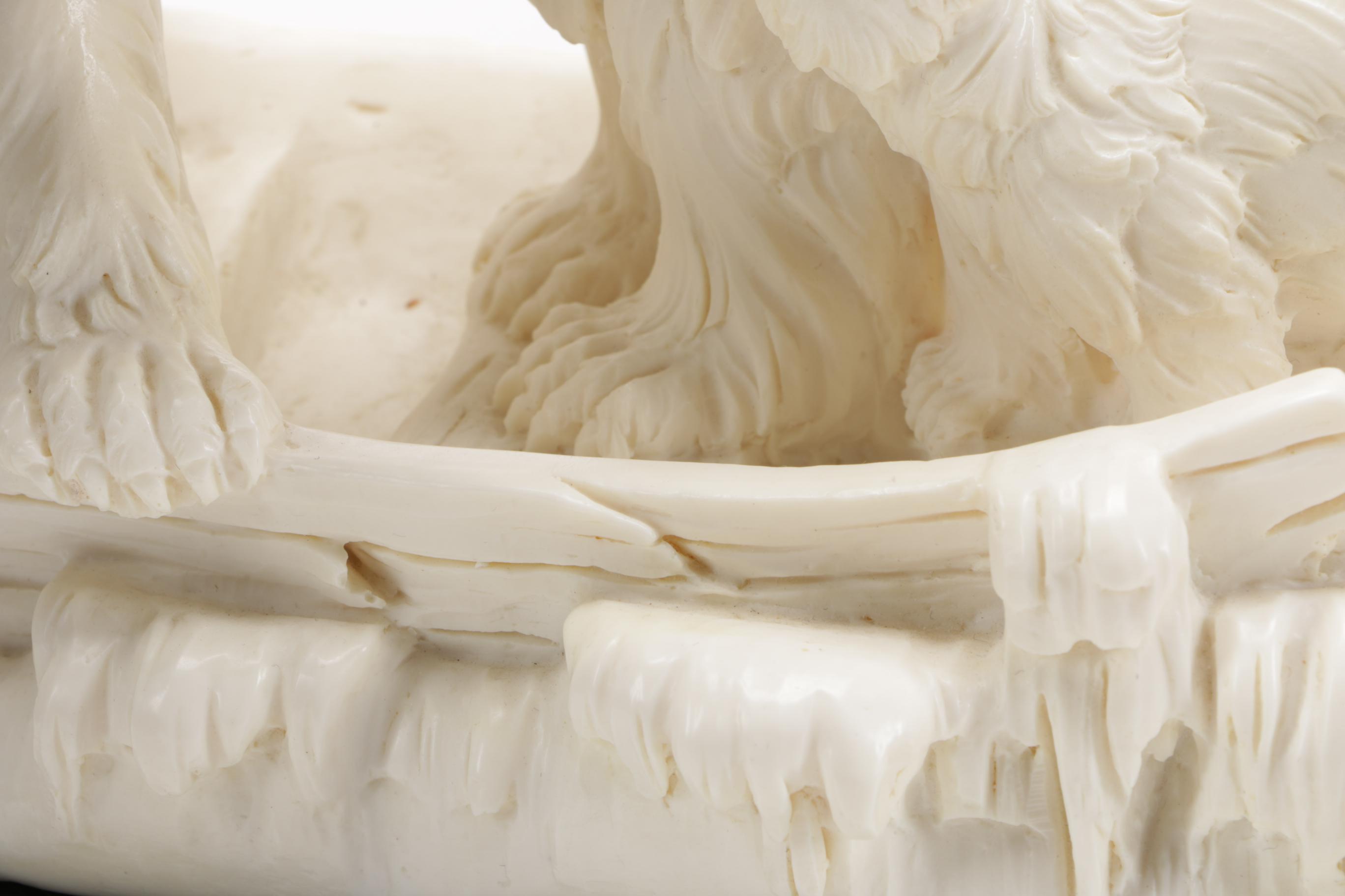 A. Santini Reproduction Sculpture of Polar Bears