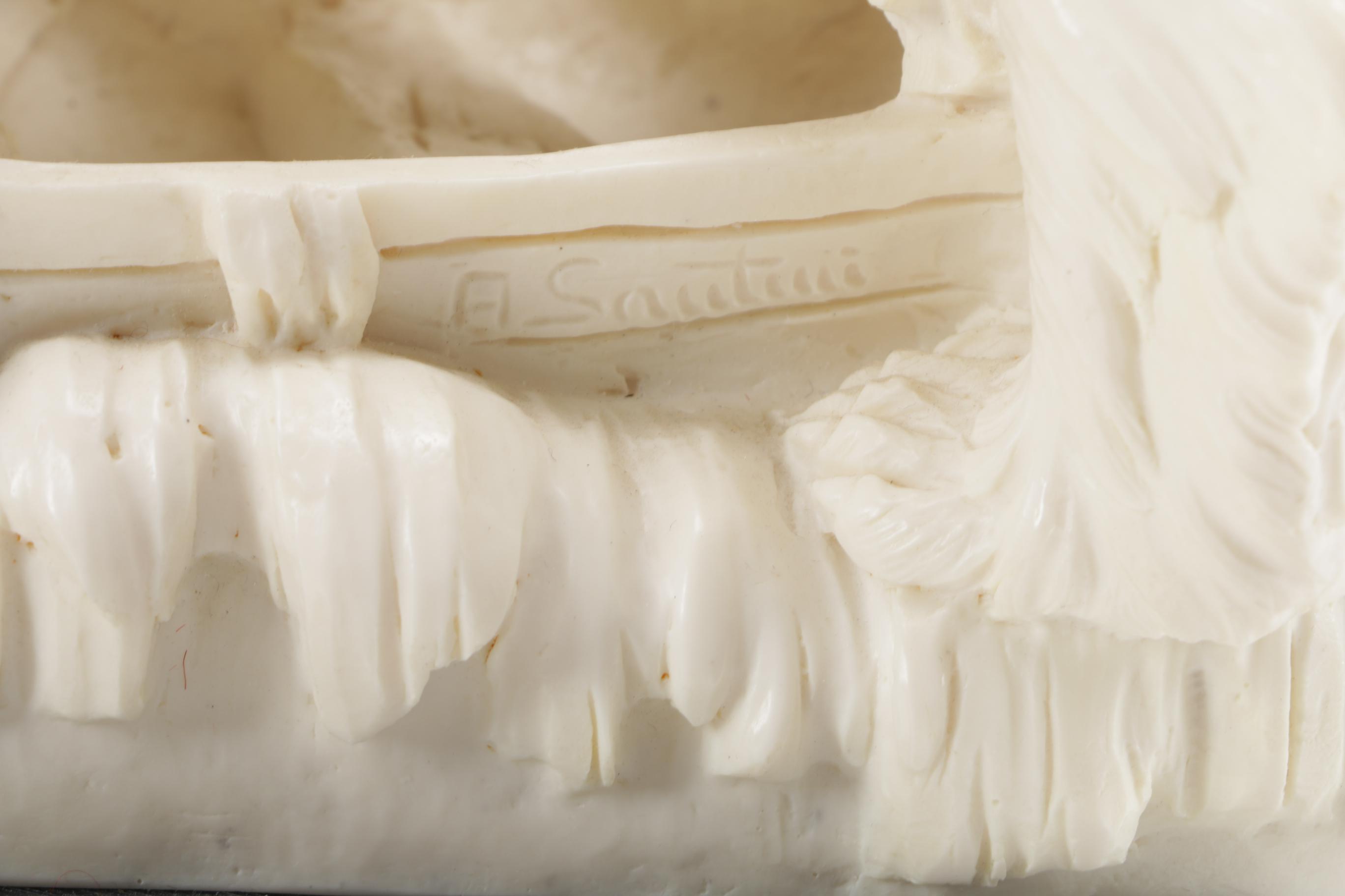 A. Santini Reproduction Sculpture of Polar Bears